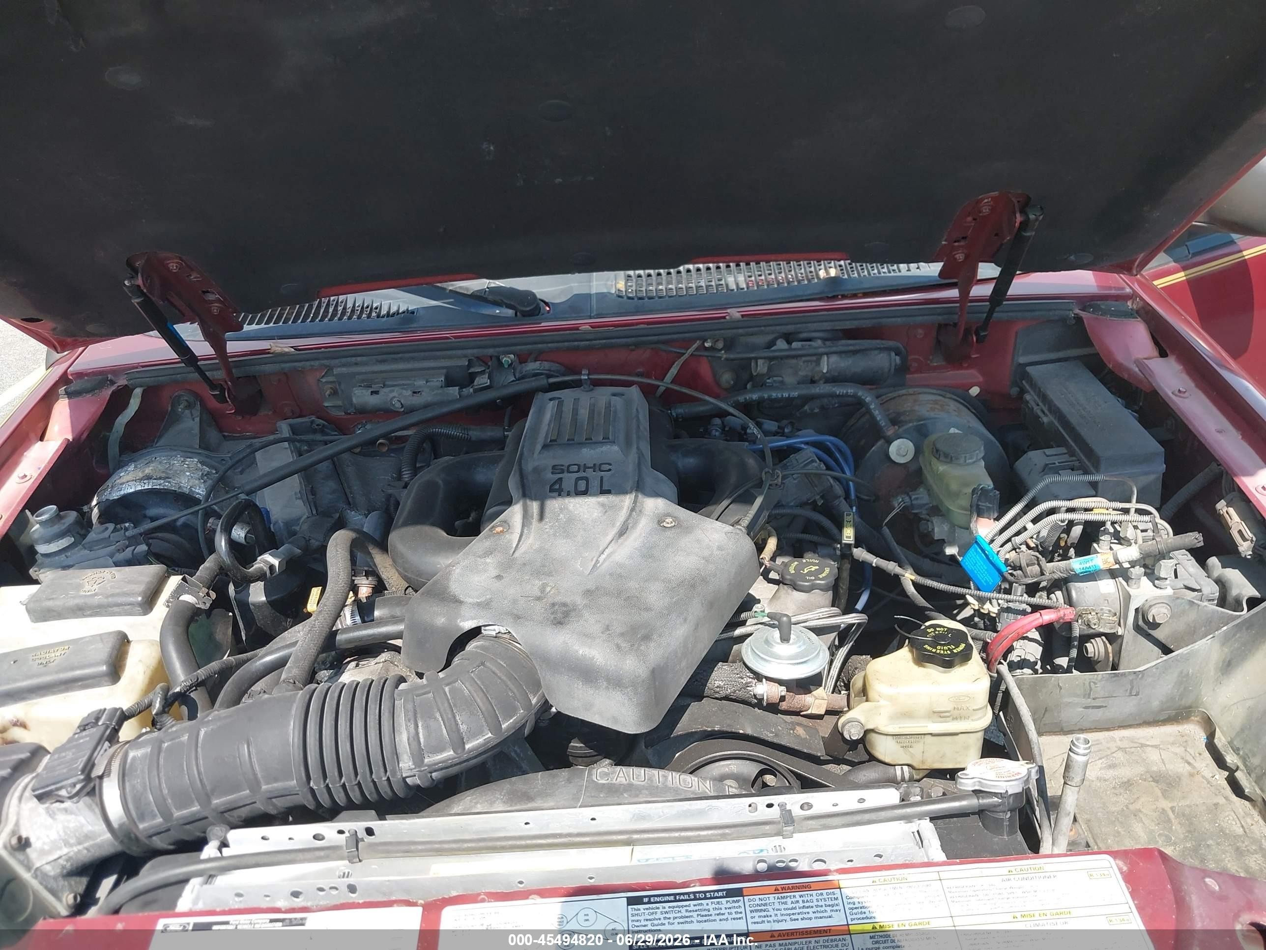 1998 Ford Explorer Eddie Bauer/limited/xl/xlt Red vin: 1FMZU32E2WZC23940