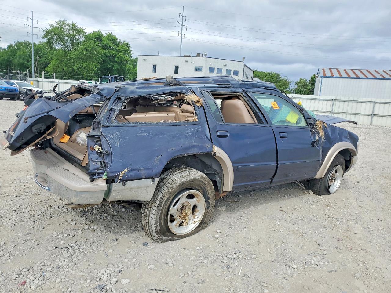 1999 Ford Explorer Blue vin: 1FMZU32E3XZB47582