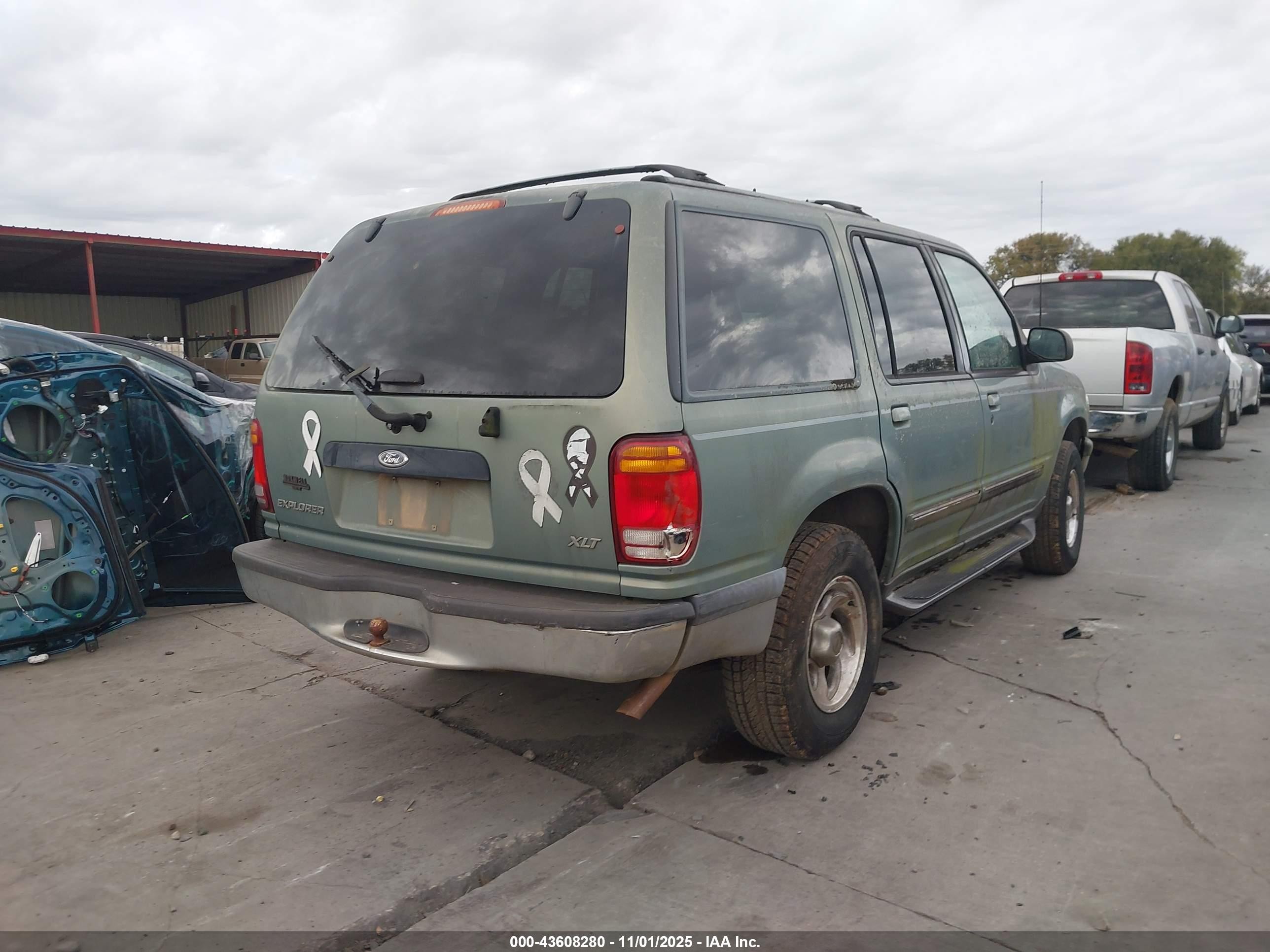 1998 Ford Explorer Eddie Bauer/limited/xl/xlt Green vin: 1FMZU32E5WZB25890