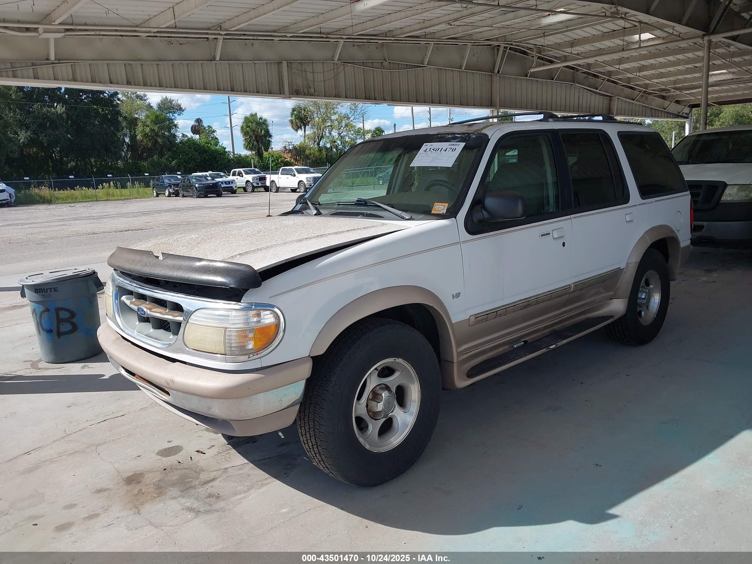 1998 Ford Explorer Eddie Bauer/limited/xlt White vin: 1FMZU32P1WUD32582