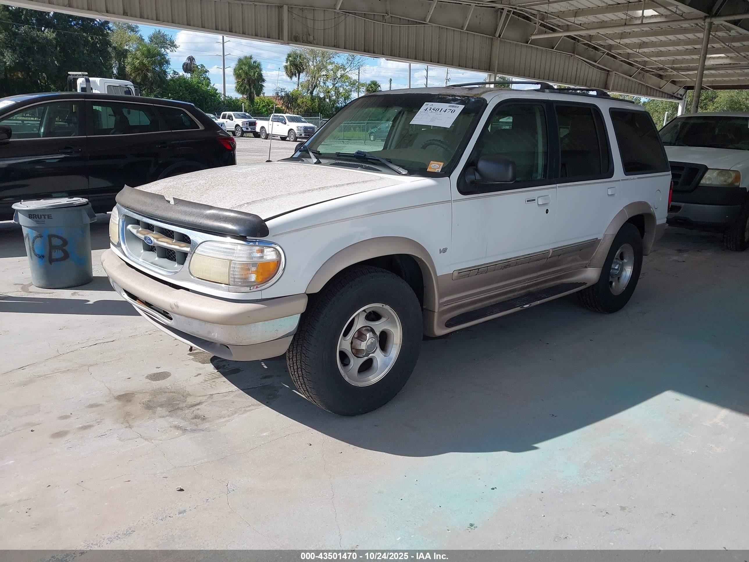1998 Ford Explorer Eddie Bauer/limited/xlt White vin: 1FMZU32P1WUD32582