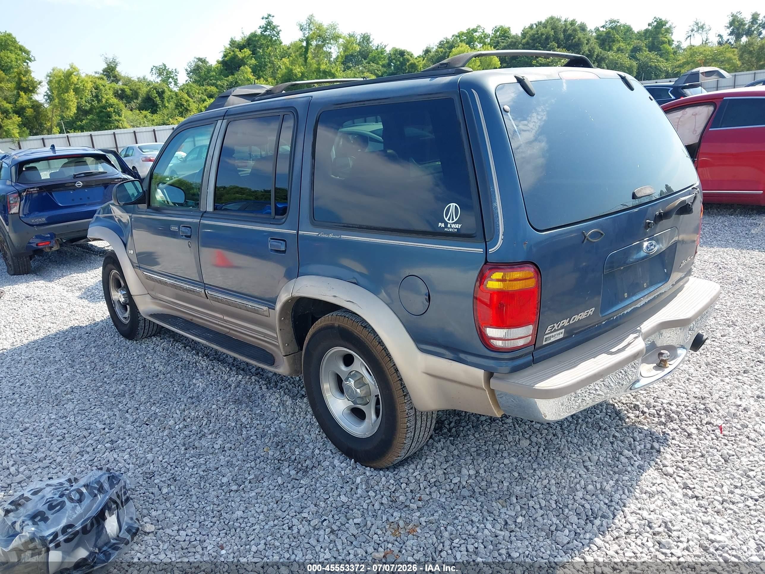 1998 Ford Explorer Eddie Bauer/limited/xlt Синий vin: 1FMZU32P4WZC04842