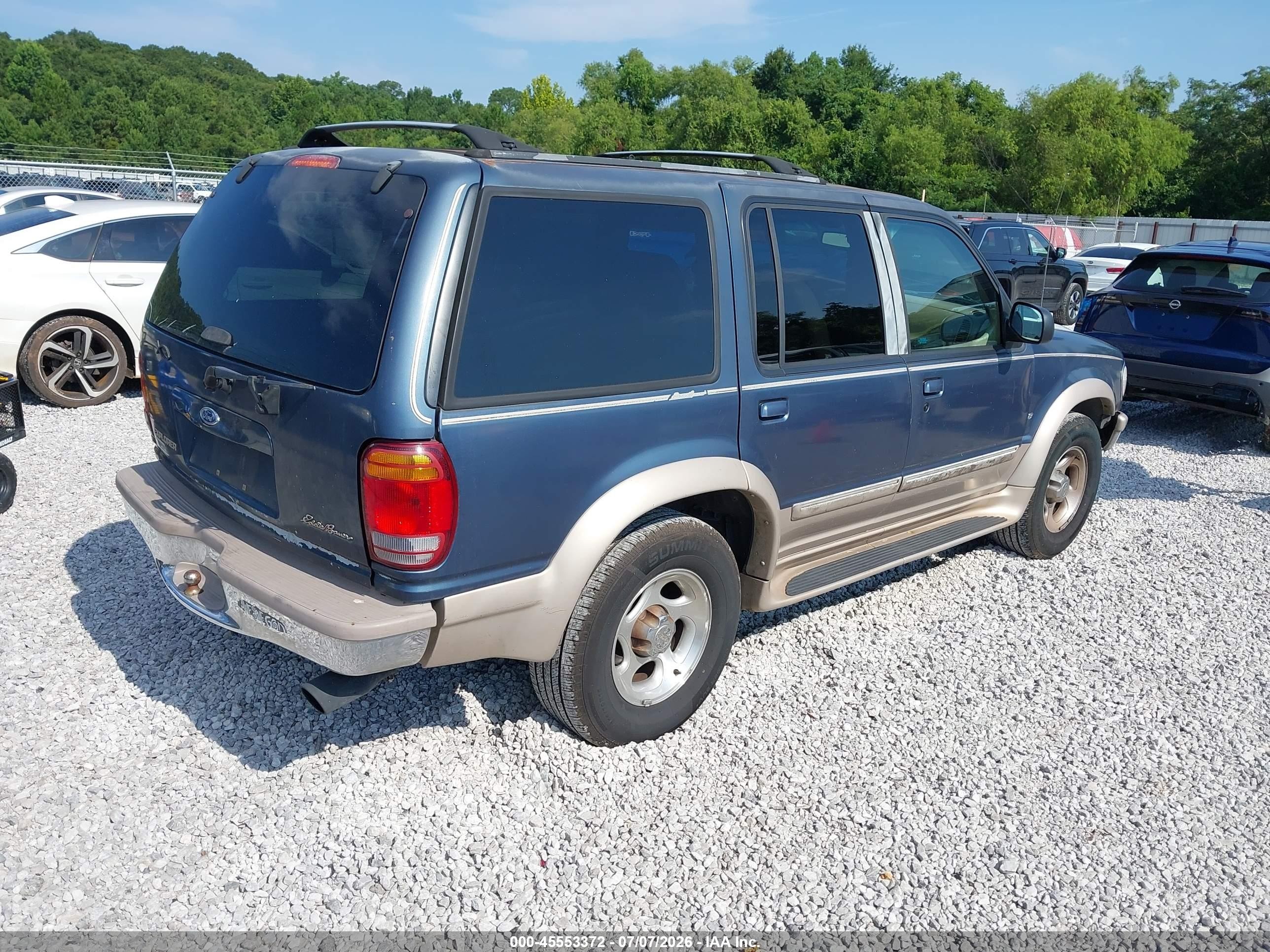 1998 Ford Explorer Eddie Bauer/limited/xlt Синий vin: 1FMZU32P4WZC04842