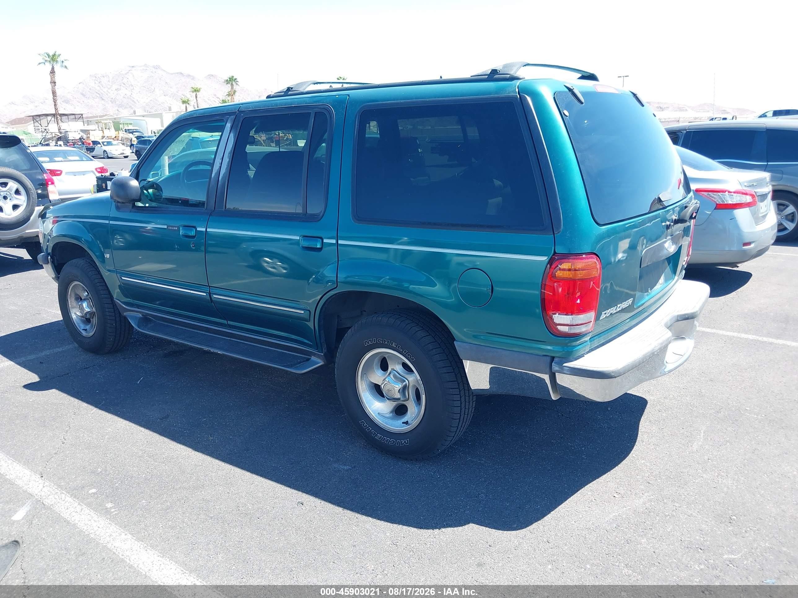 1998 Ford Explorer Eddie Bauer/limited/xlt Зеленый vin: 1FMZU32P5WZC18846