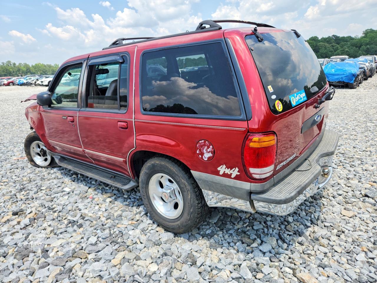 1999 Ford Explorer Red vin: 1FMZU32P6XZB76835