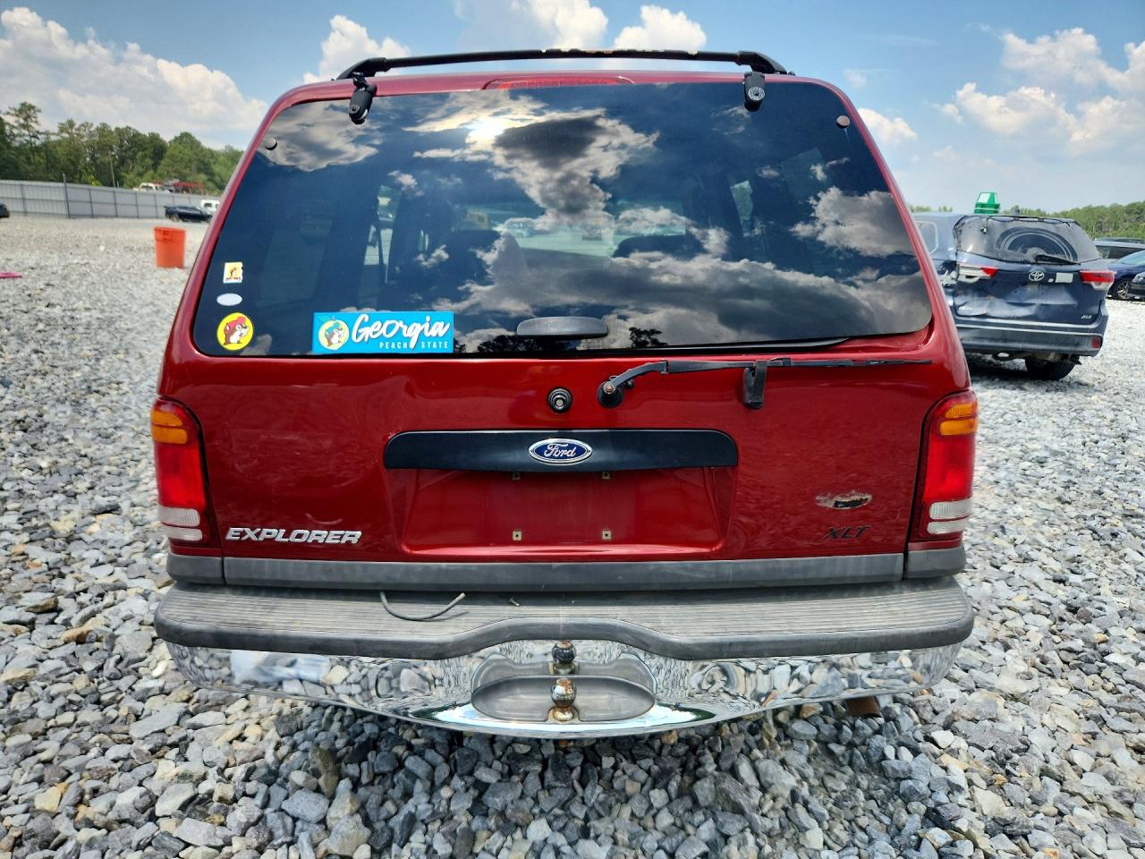 1999 Ford Explorer Red vin: 1FMZU32P6XZB76835