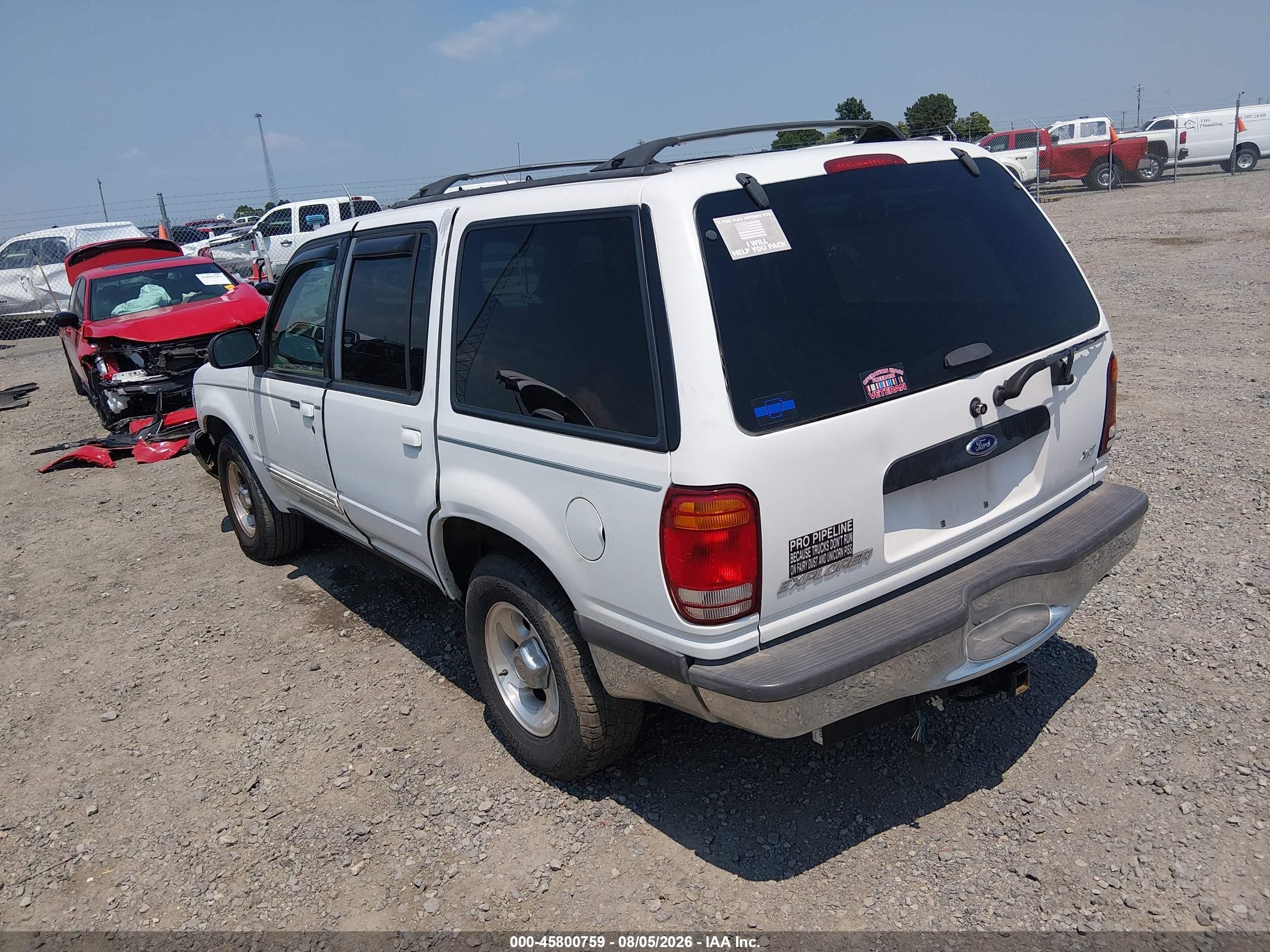 1998 Ford Explorer Eddie Bauer/limited/xlt White vin: 1FMZU32P9WZC32751