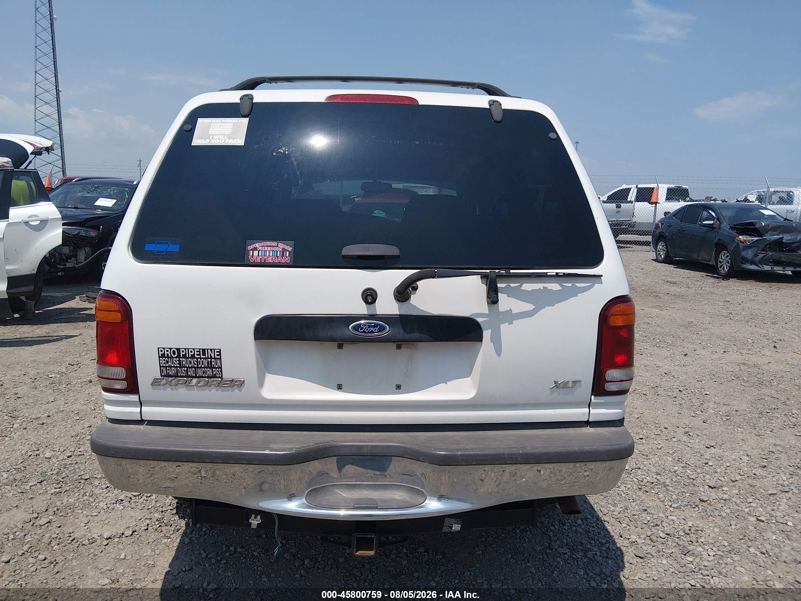 1998 Ford Explorer Eddie Bauer/limited/xlt White vin: 1FMZU32P9WZC32751
