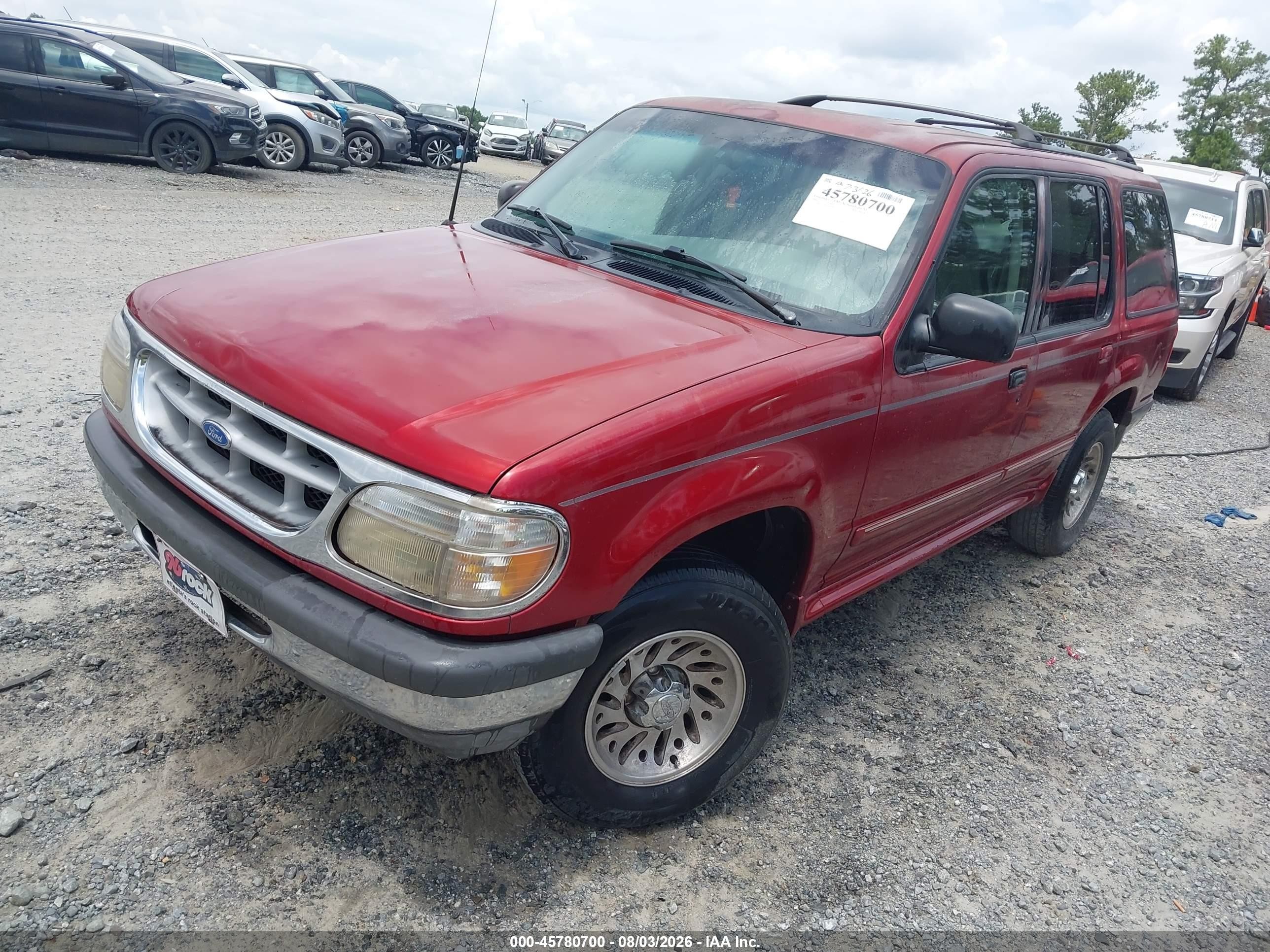 1998 Ford Explorer Eddie Bauer/limited/xl/xlt Red vin: 1FMZU32X6WZB00823