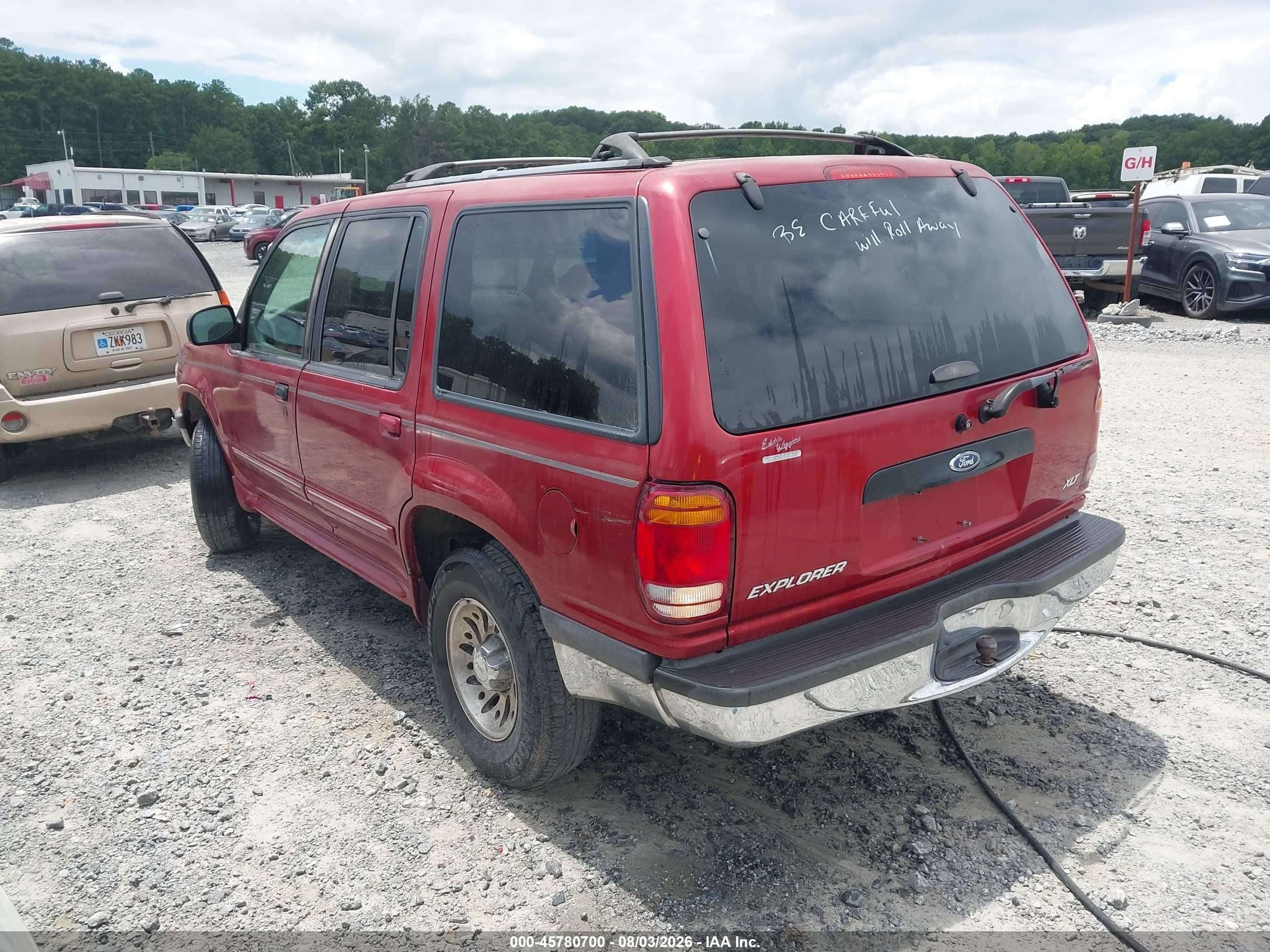 1998 Ford Explorer Eddie Bauer/limited/xl/xlt Red vin: 1FMZU32X6WZB00823