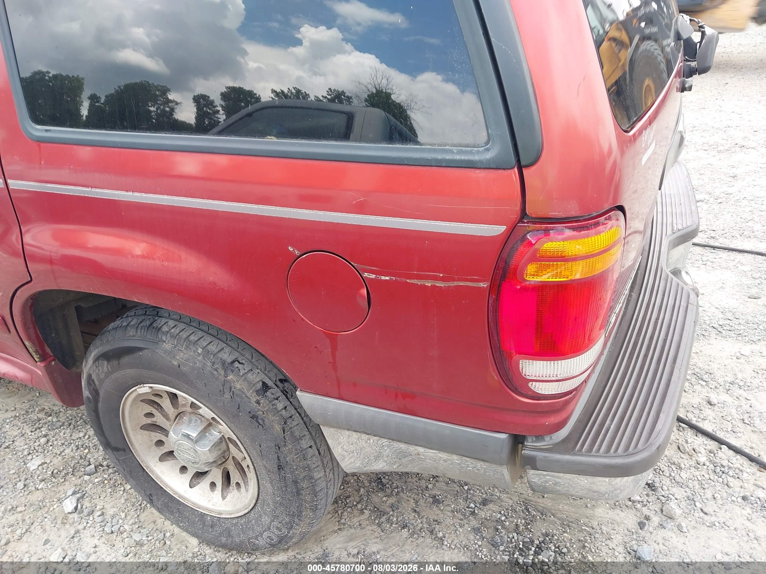 1998 Ford Explorer Eddie Bauer/limited/xl/xlt Red vin: 1FMZU32X6WZB00823