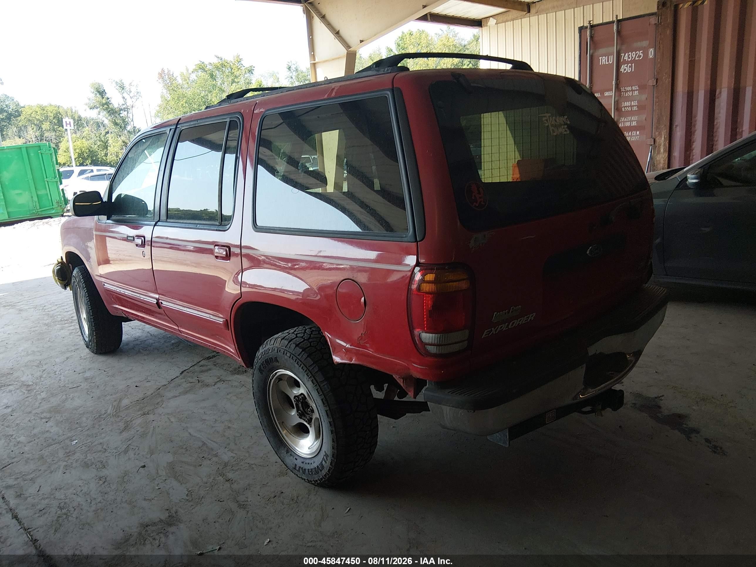 1998 Ford Explorer Eddie Bauer/limited/xl/xlt Красный vin: 1FMZU32X8WZB57699