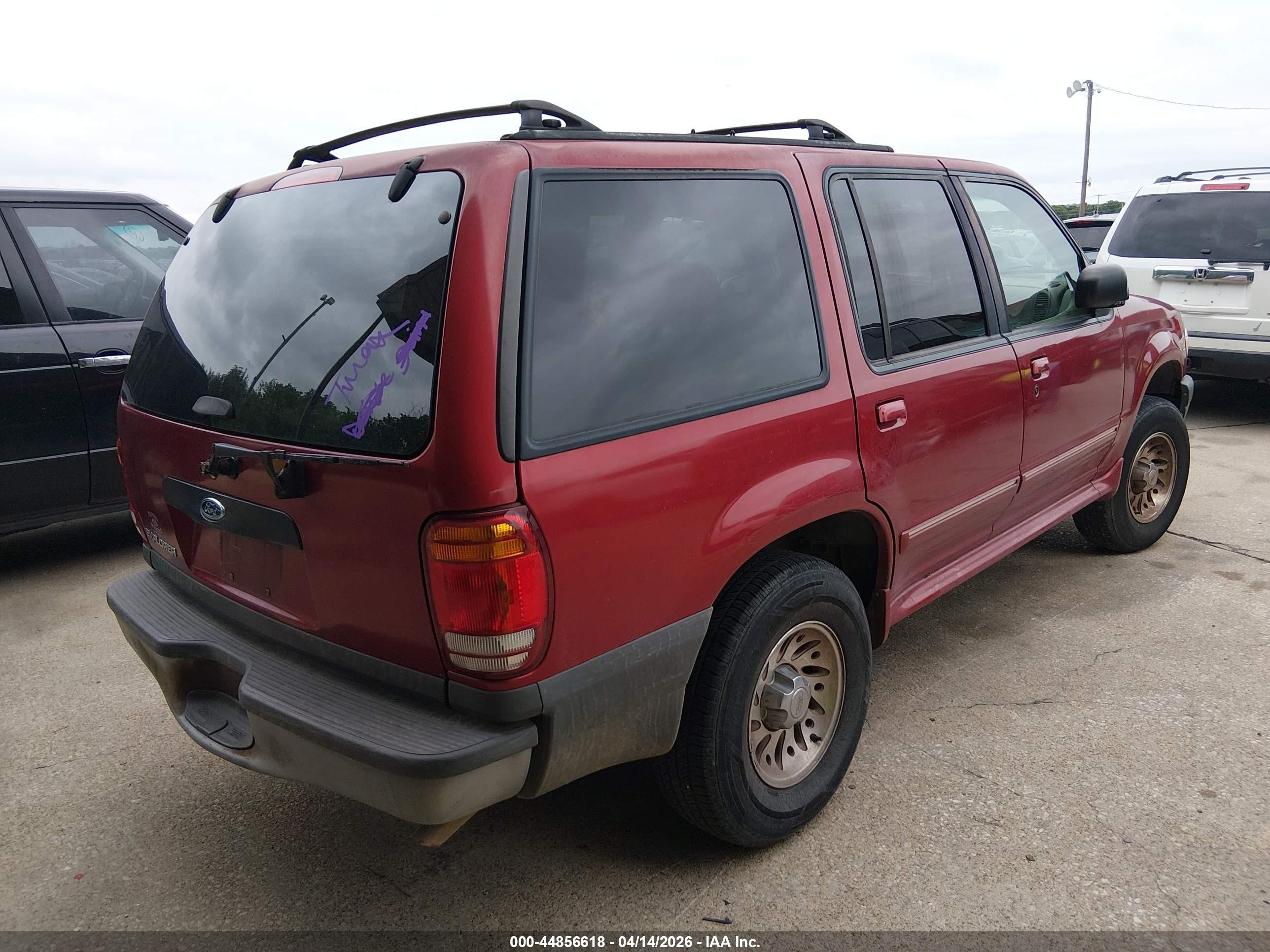 1999 Ford Explorer Xl/xlt Red vin: 1FMZU32X8XZB76660