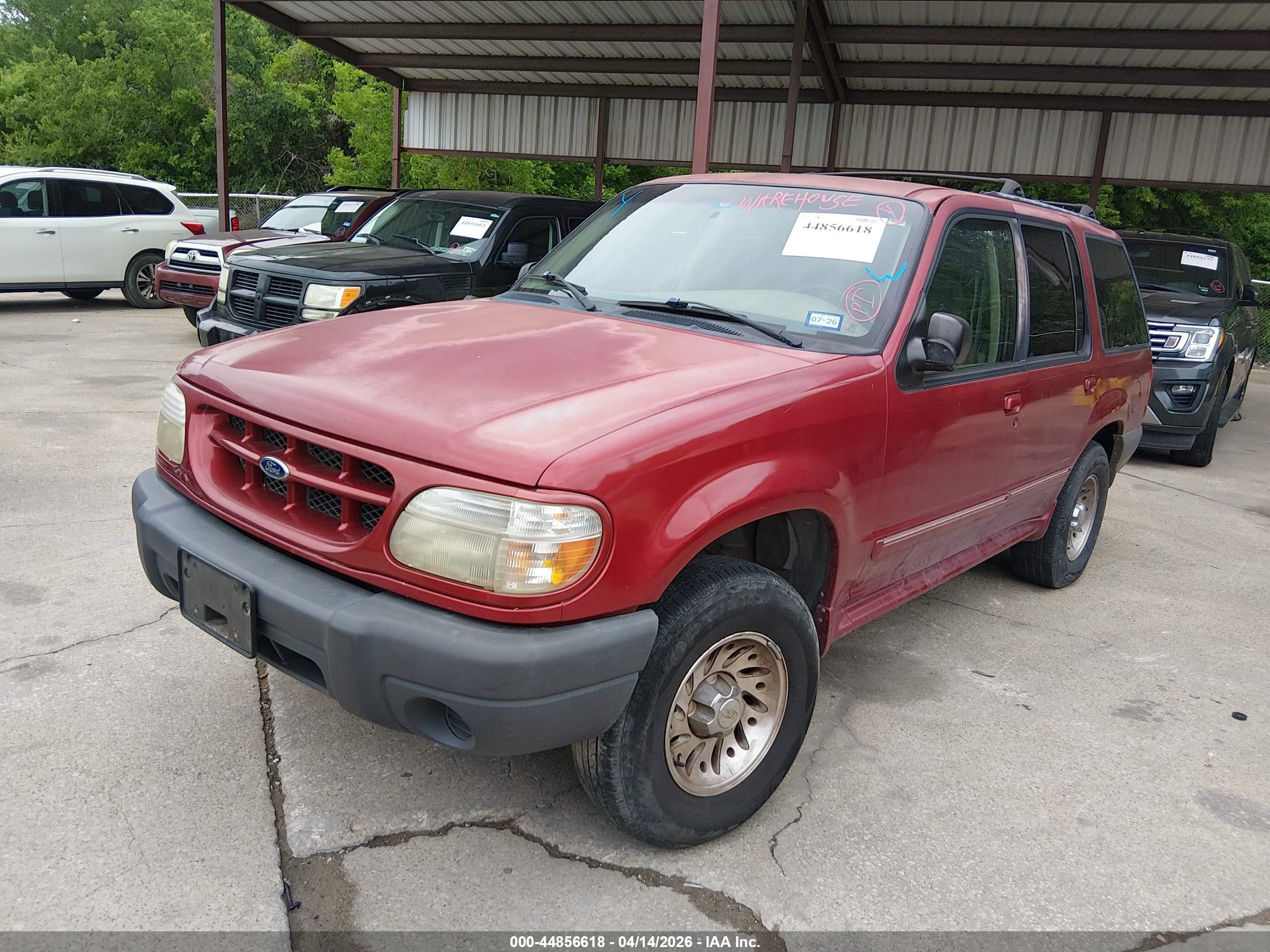 1999 Ford Explorer Xl/xlt Red vin: 1FMZU32X8XZB76660