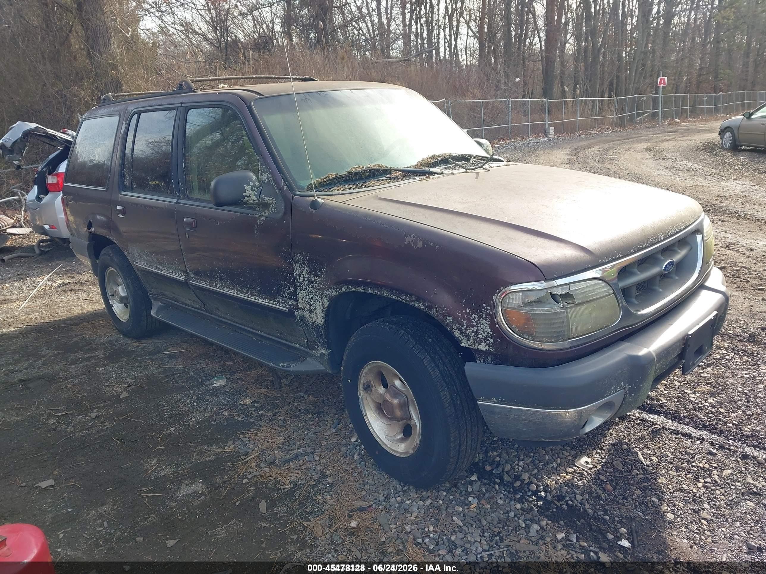 1999 Ford Explorer Eddie Bauer/limited/xlt Burgundy vin: 1FMZU34E1XZB52681