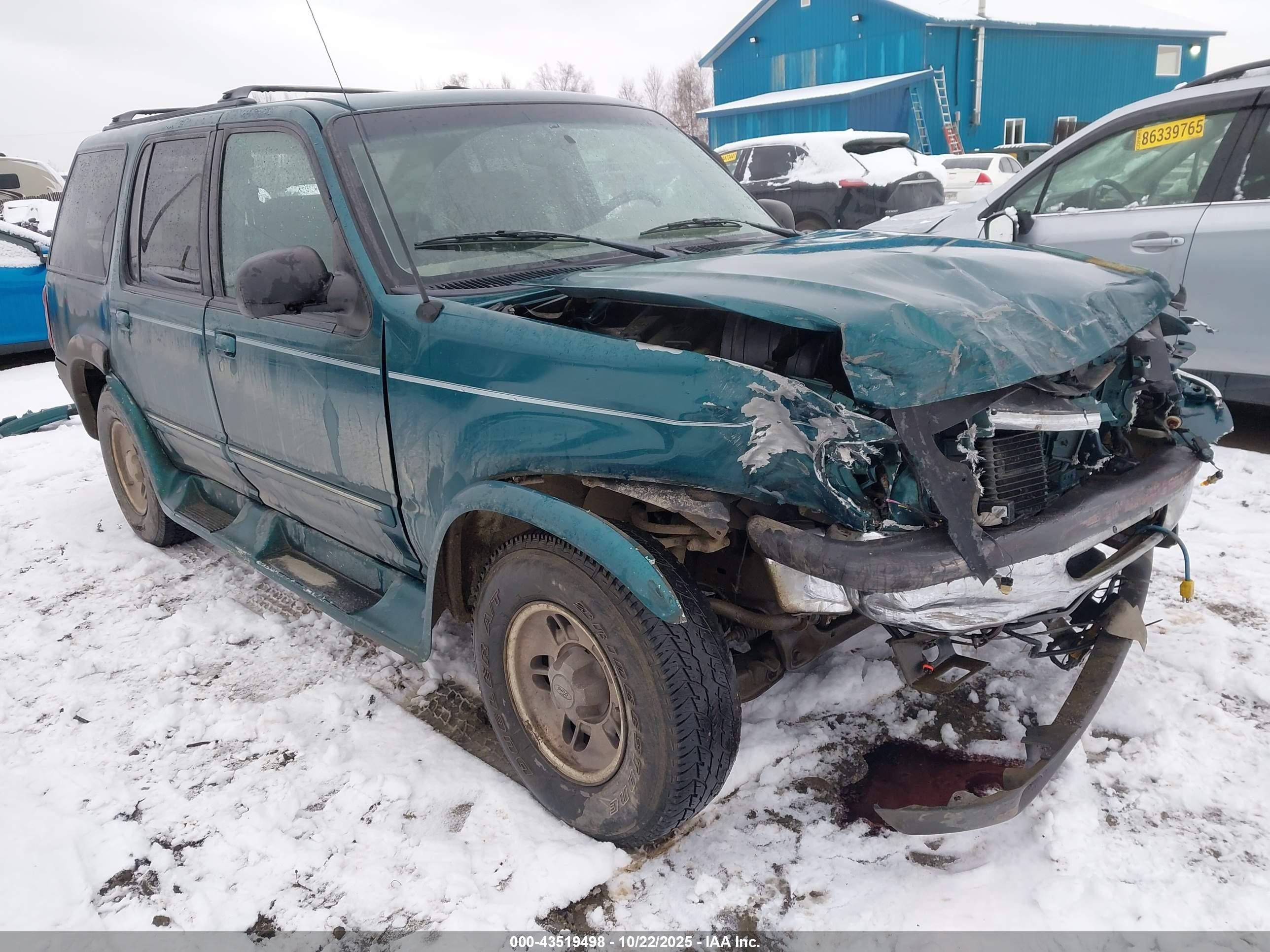 1998 Ford Explorer Eddie Bauer/limited/xl/xlt Зеленый vin: 1FMZU34E3WUC54933