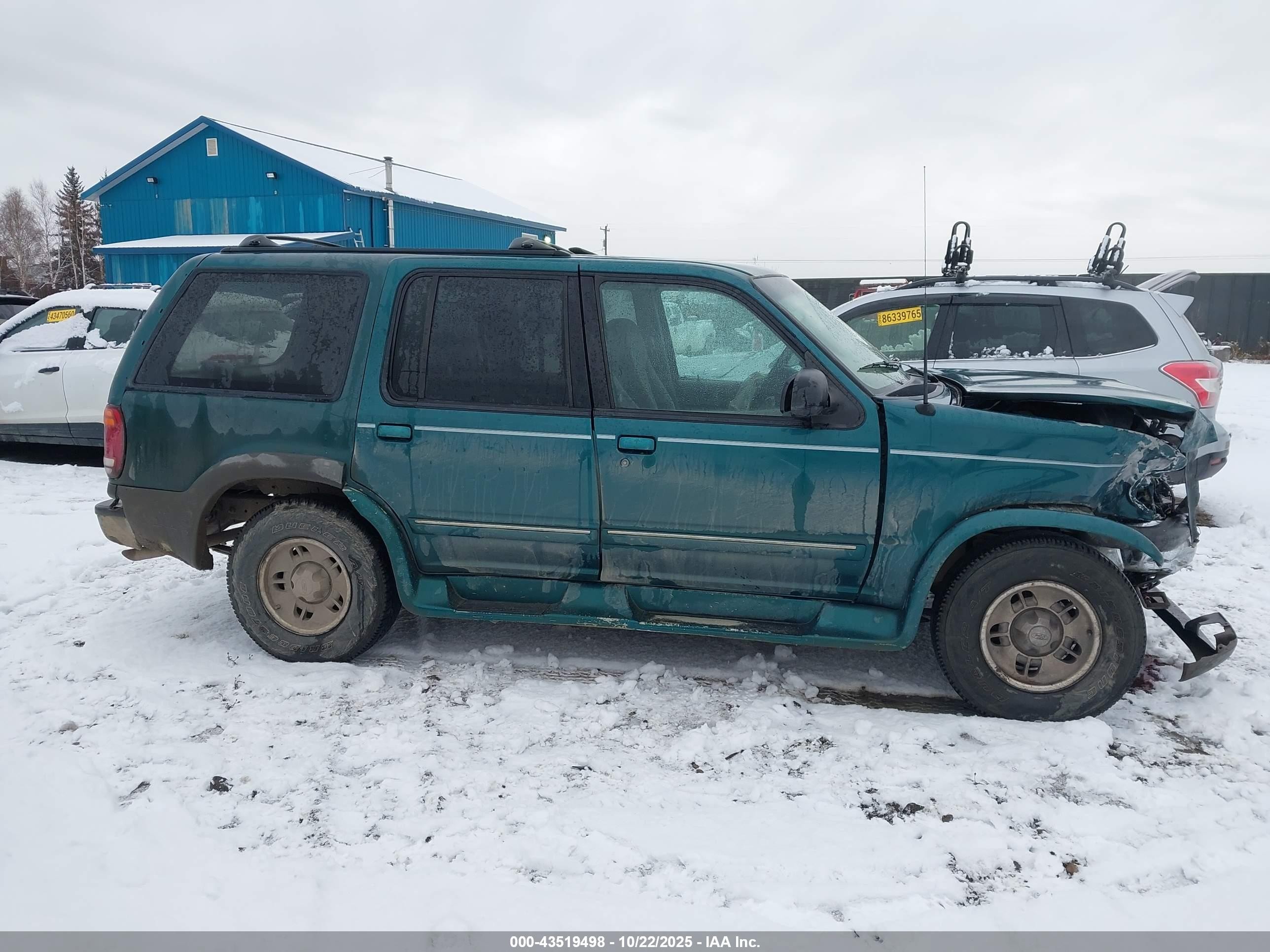 1998 Ford Explorer Eddie Bauer/limited/xl/xlt Зеленый vin: 1FMZU34E3WUC54933