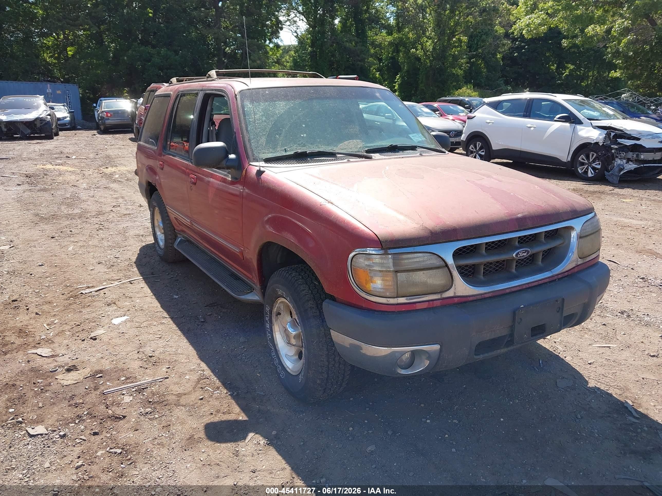 1999 Ford Explorer Eddie Bauer/limited/xlt Red vin: 1FMZU34E4XZB64999