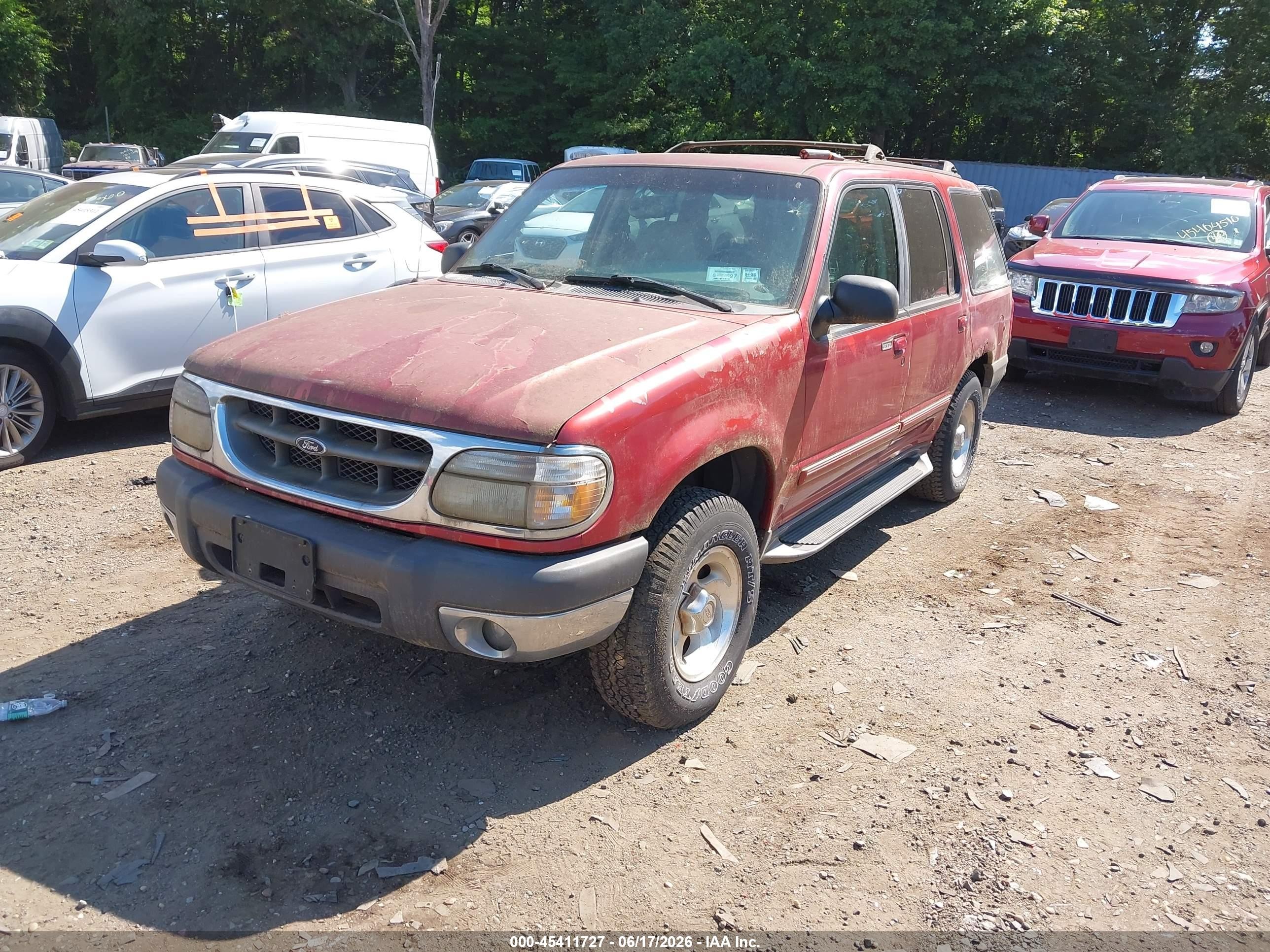 1999 Ford Explorer Eddie Bauer/limited/xlt Red vin: 1FMZU34E4XZB64999