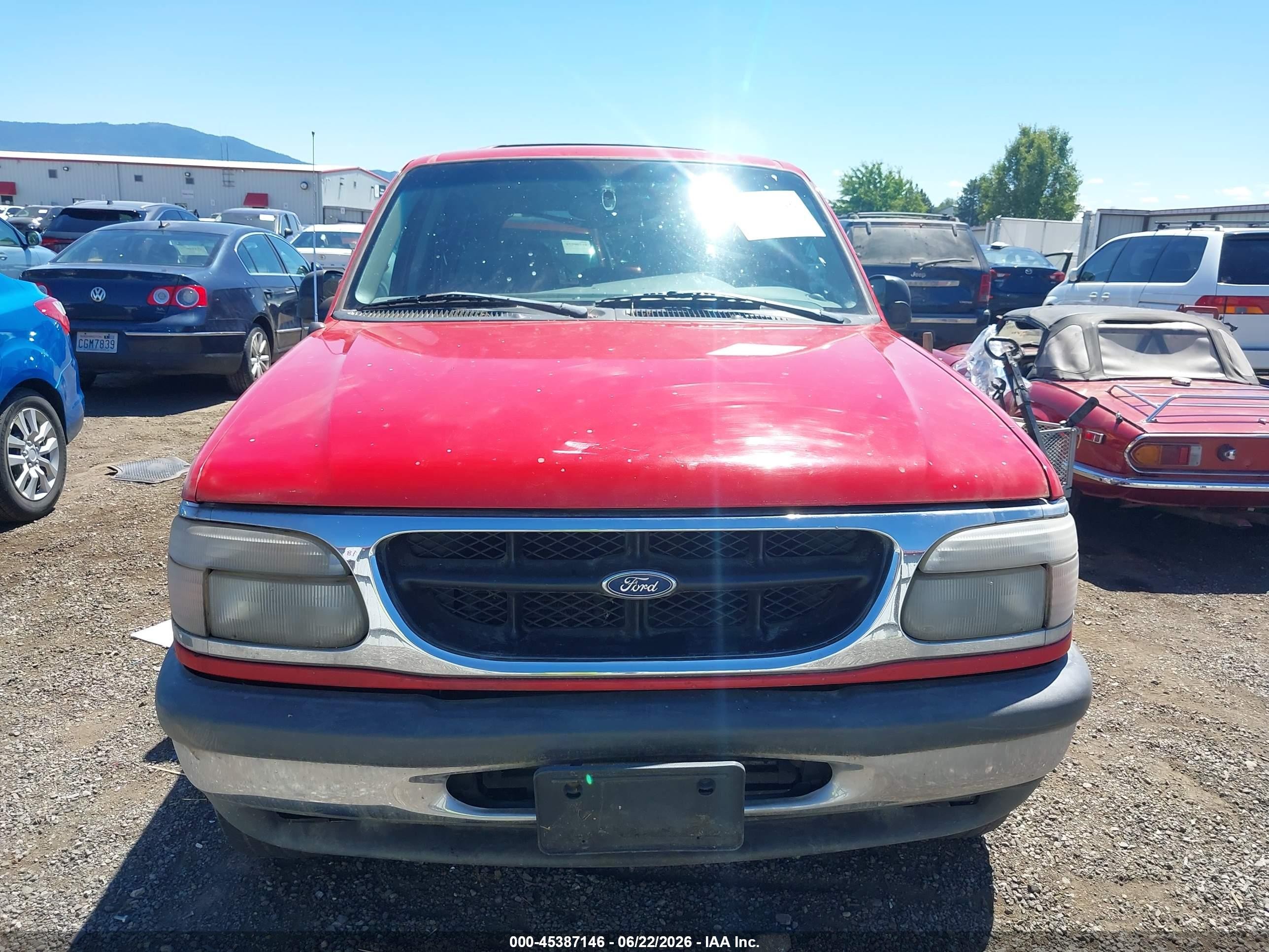 1998 Ford Explorer Eddie Bauer/limited/xl/xlt Red vin: 1FMZU34E5WUA03220
