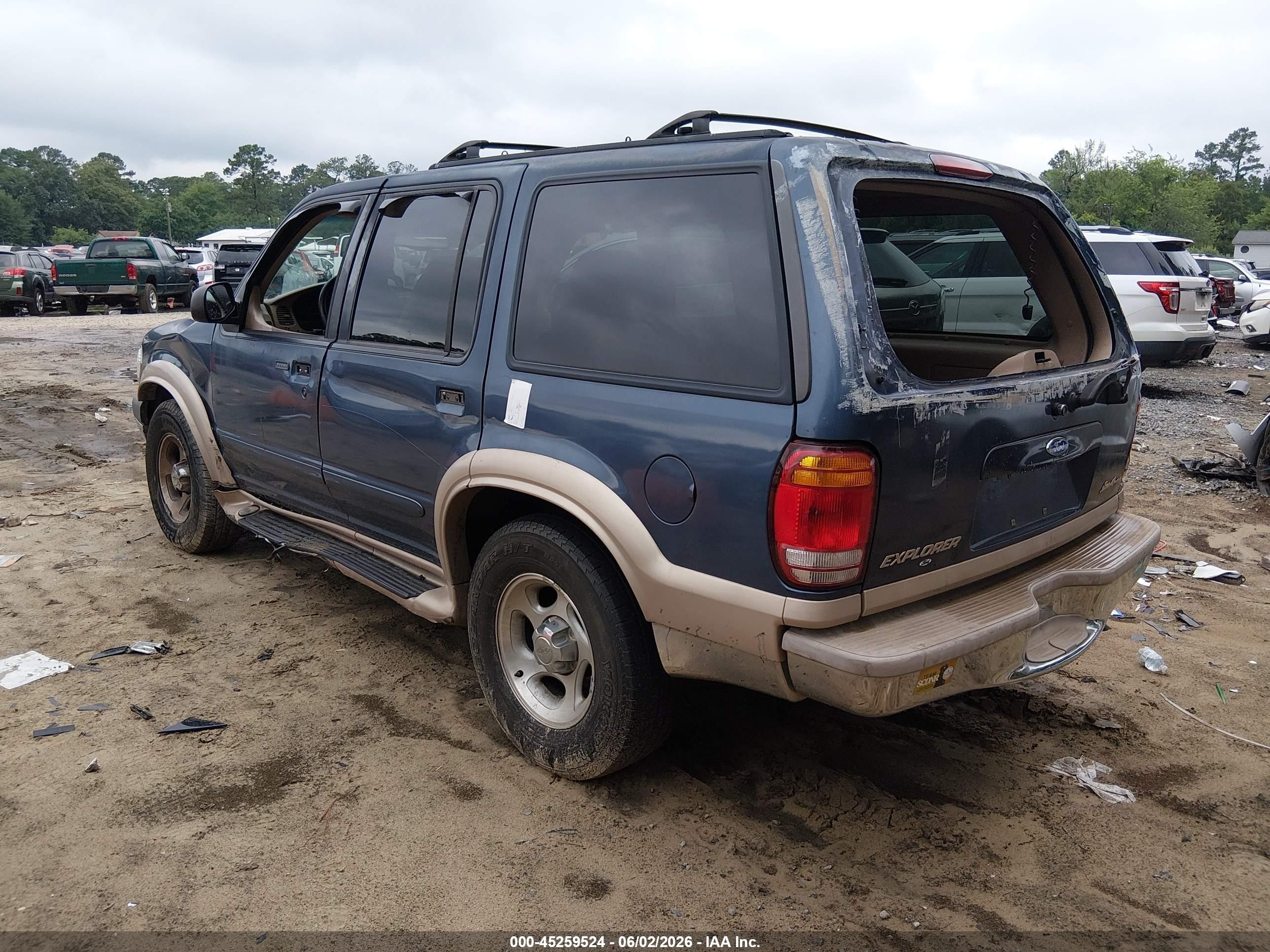 1999 Ford Explorer Eddie Bauer/limited/xlt Blue vin: 1FMZU34E6XZB91461