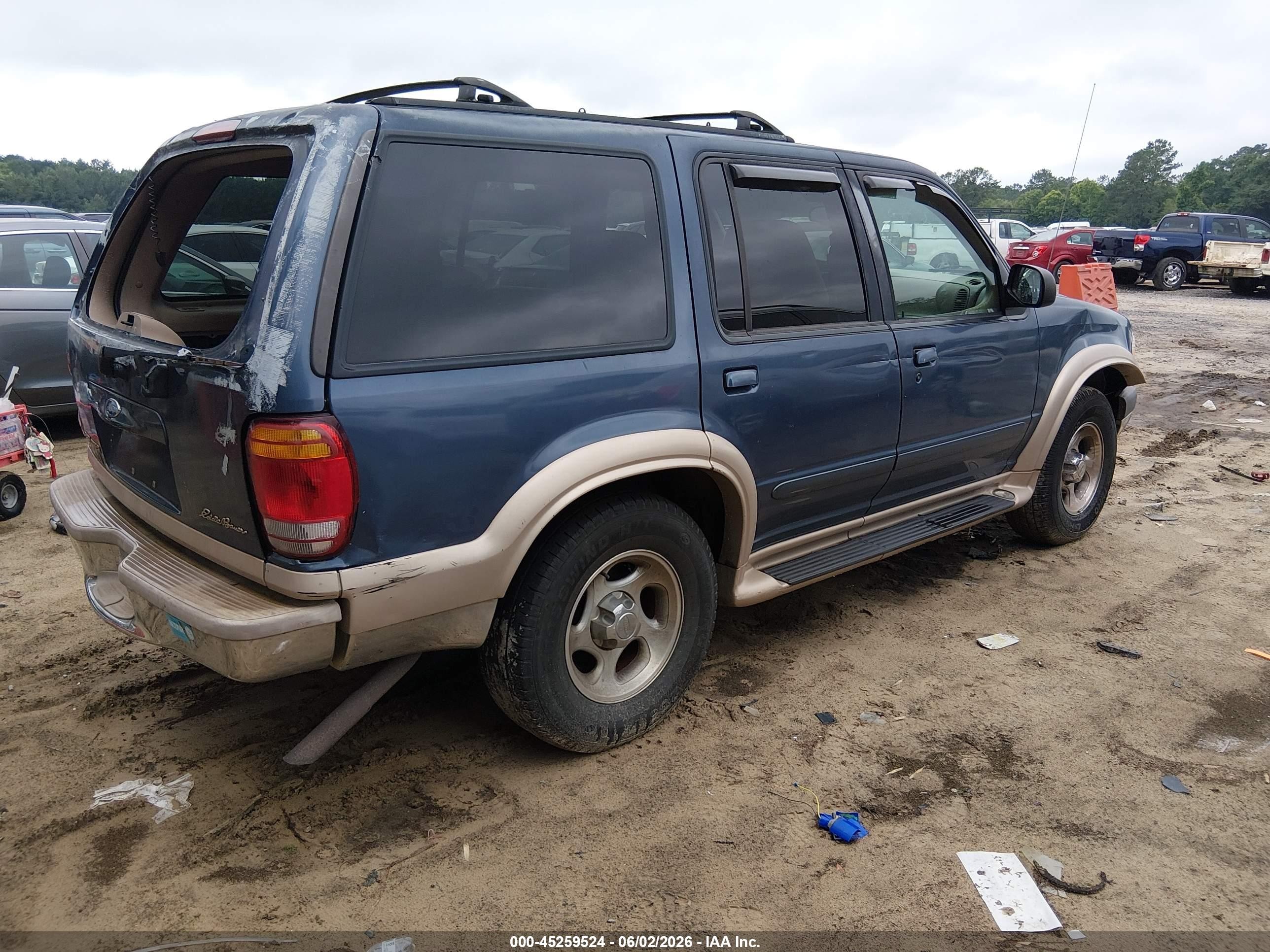 1999 Ford Explorer Eddie Bauer/limited/xlt Blue vin: 1FMZU34E6XZB91461