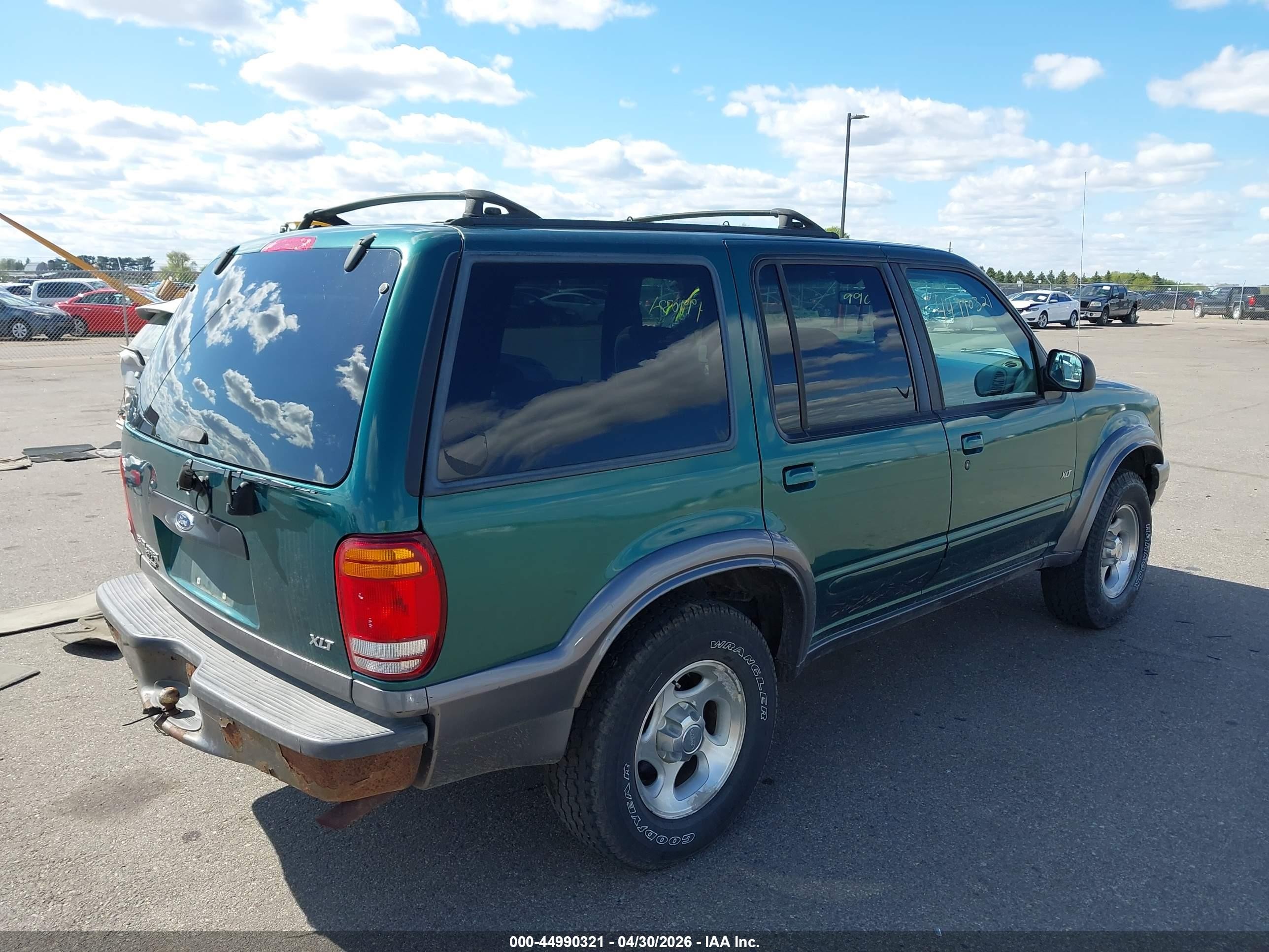 1999 Ford Explorer Eddie Bauer/limited/xlt Green vin: 1FMZU34E7XZB47534
