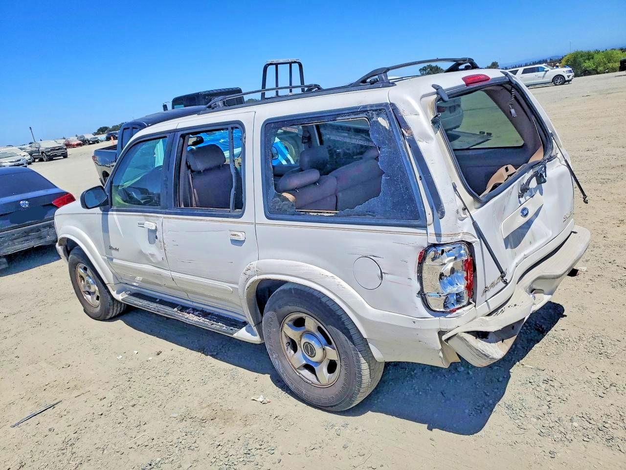 1999 Ford Explorer White vin: 1FMZU34E8XZB47753