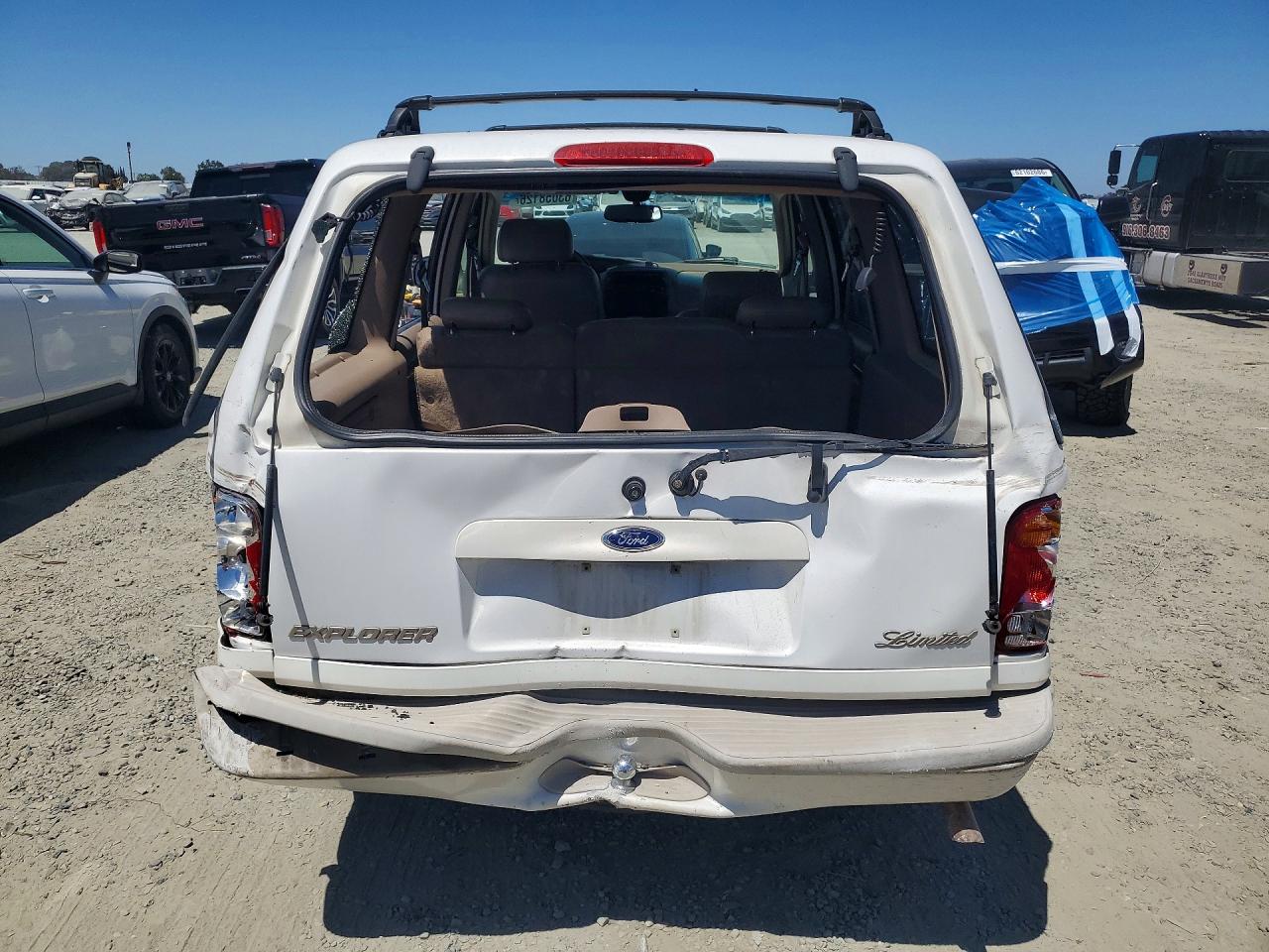 1999 Ford Explorer White vin: 1FMZU34E8XZB47753