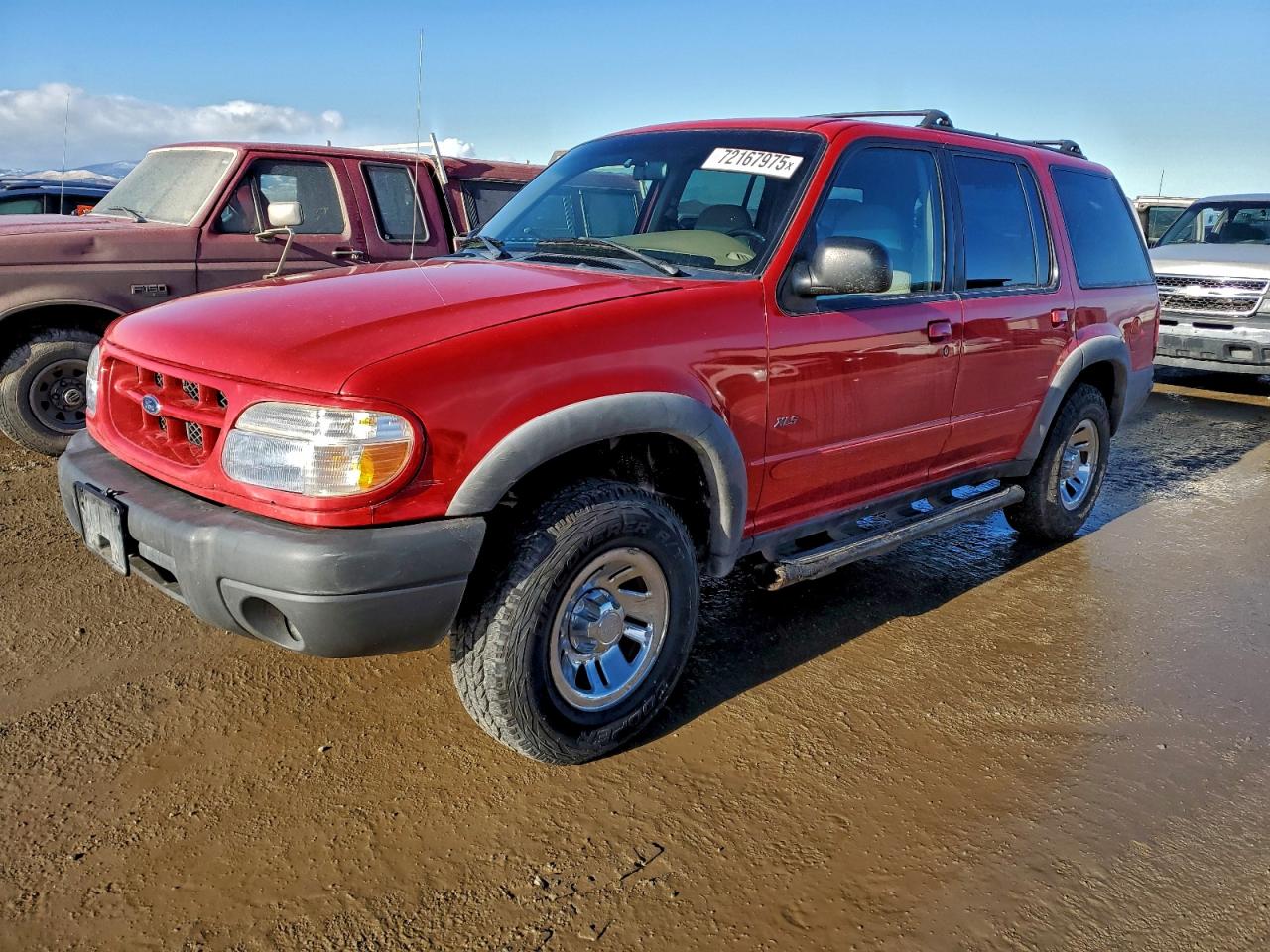 1999 Ford Explorer Red vin: 1FMZU34E9XZB22246