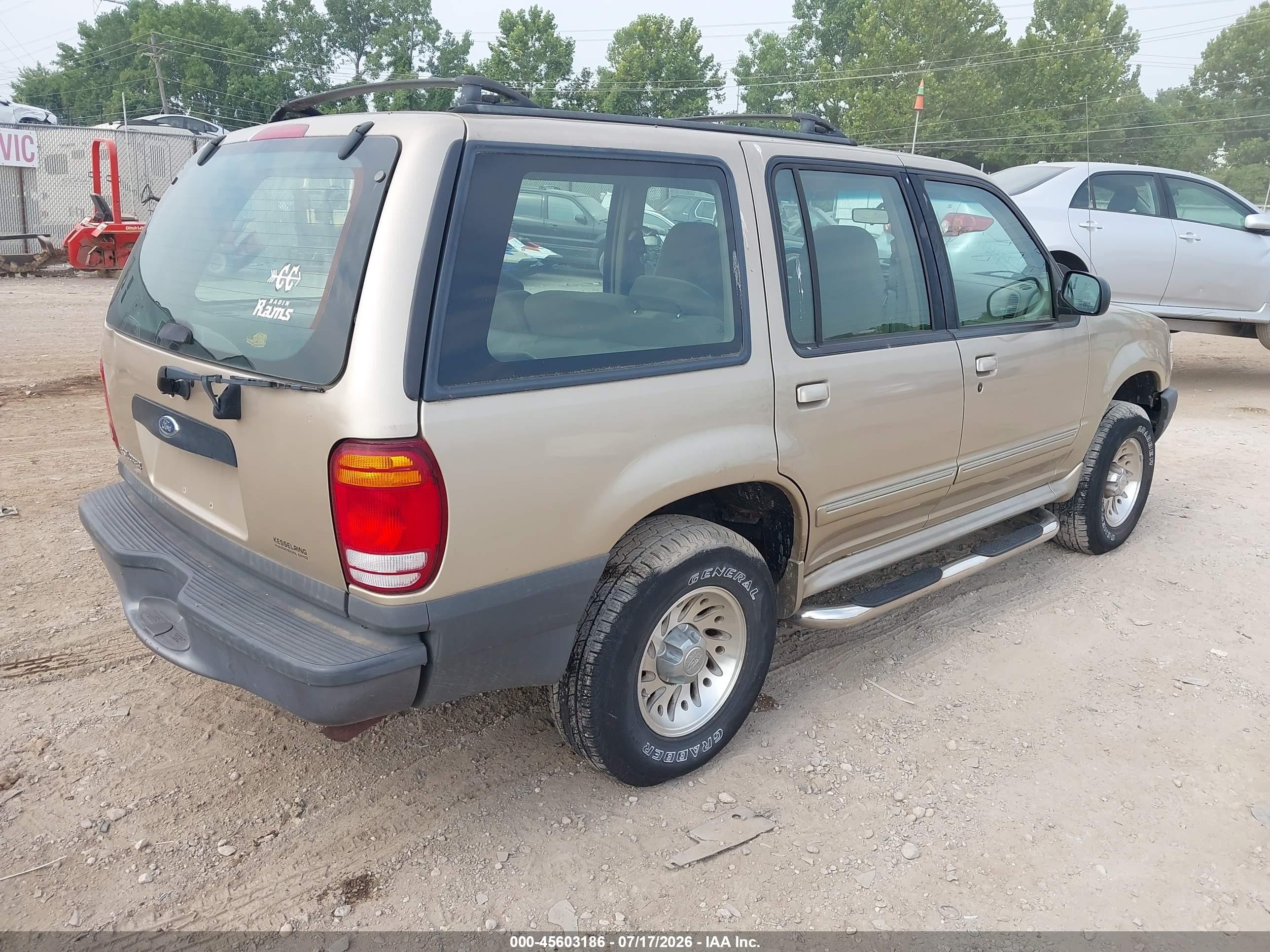 1999 Ford Explorer Xl/xlt Tan vin: 1FMZU34X2XUB50565