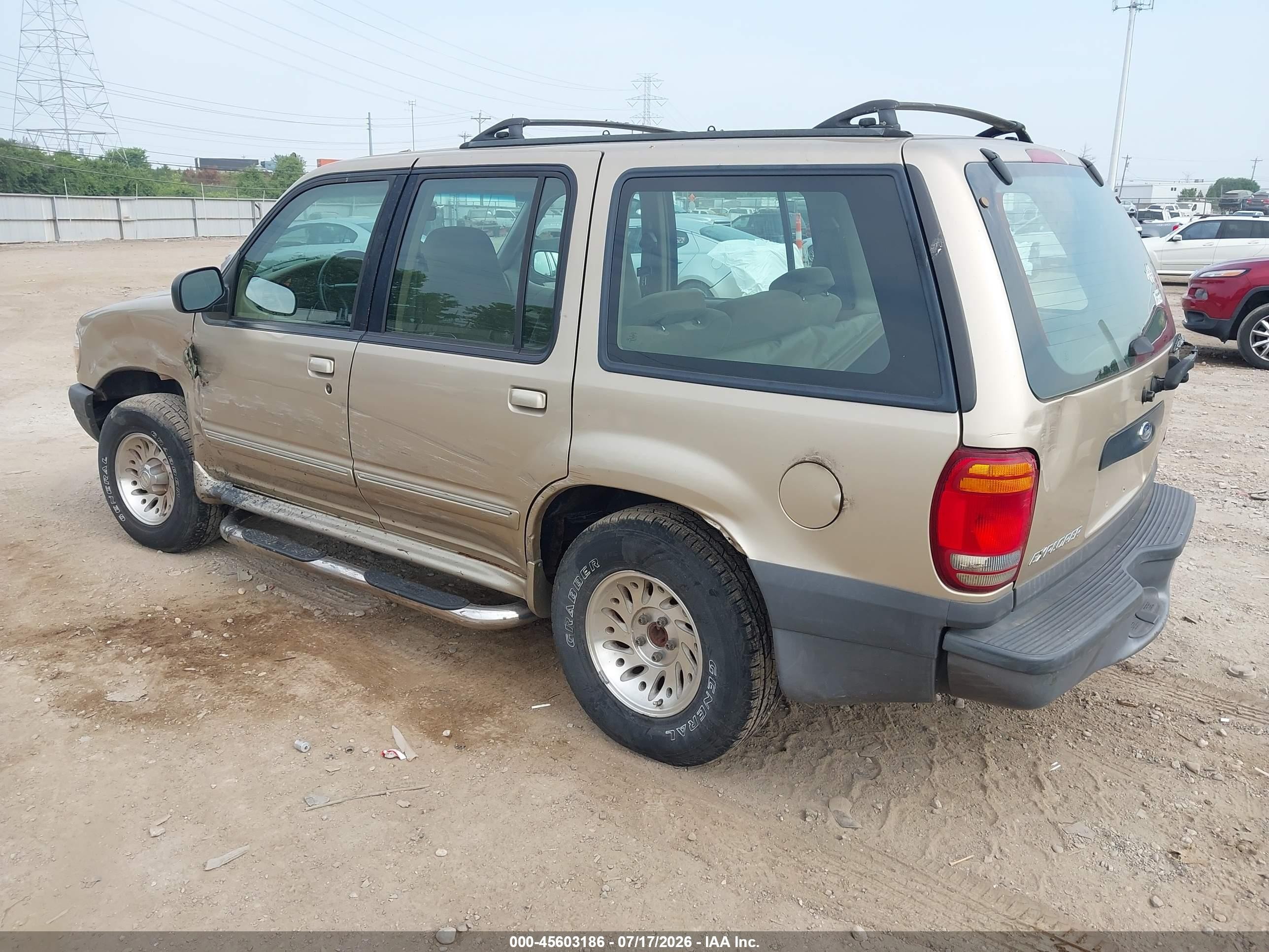 1999 Ford Explorer Xl/xlt Tan vin: 1FMZU34X2XUB50565