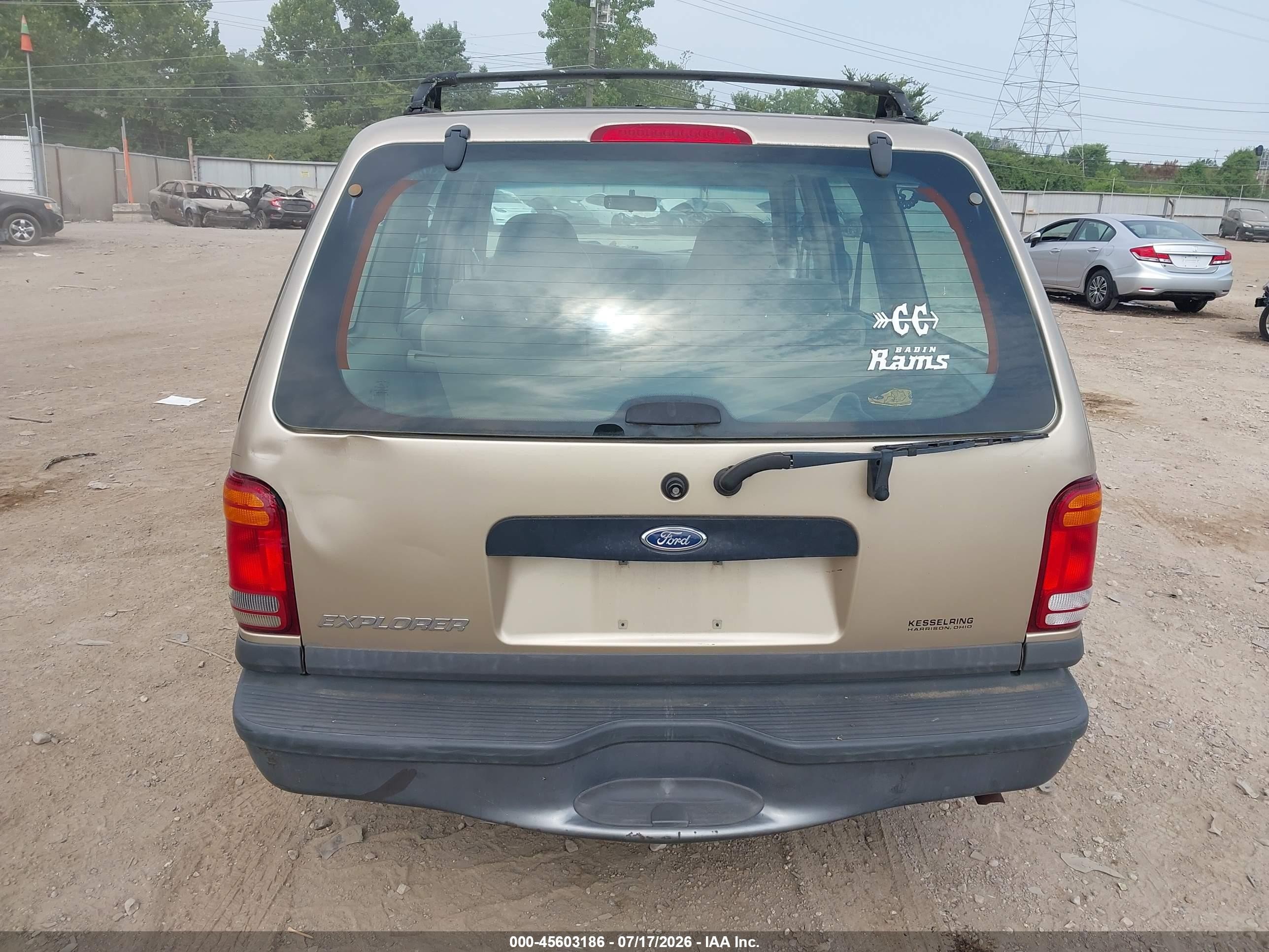 1999 Ford Explorer Xl/xlt Tan vin: 1FMZU34X2XUB50565