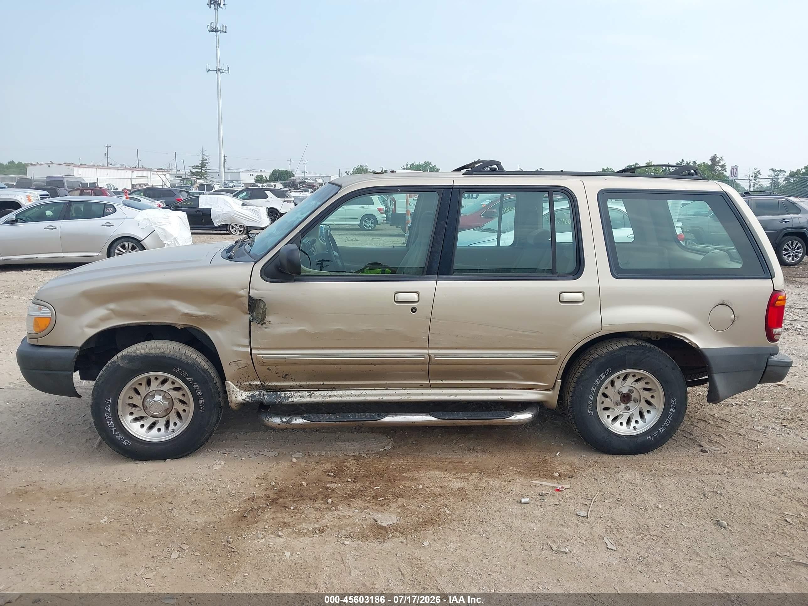 1999 Ford Explorer Xl/xlt Tan vin: 1FMZU34X2XUB50565