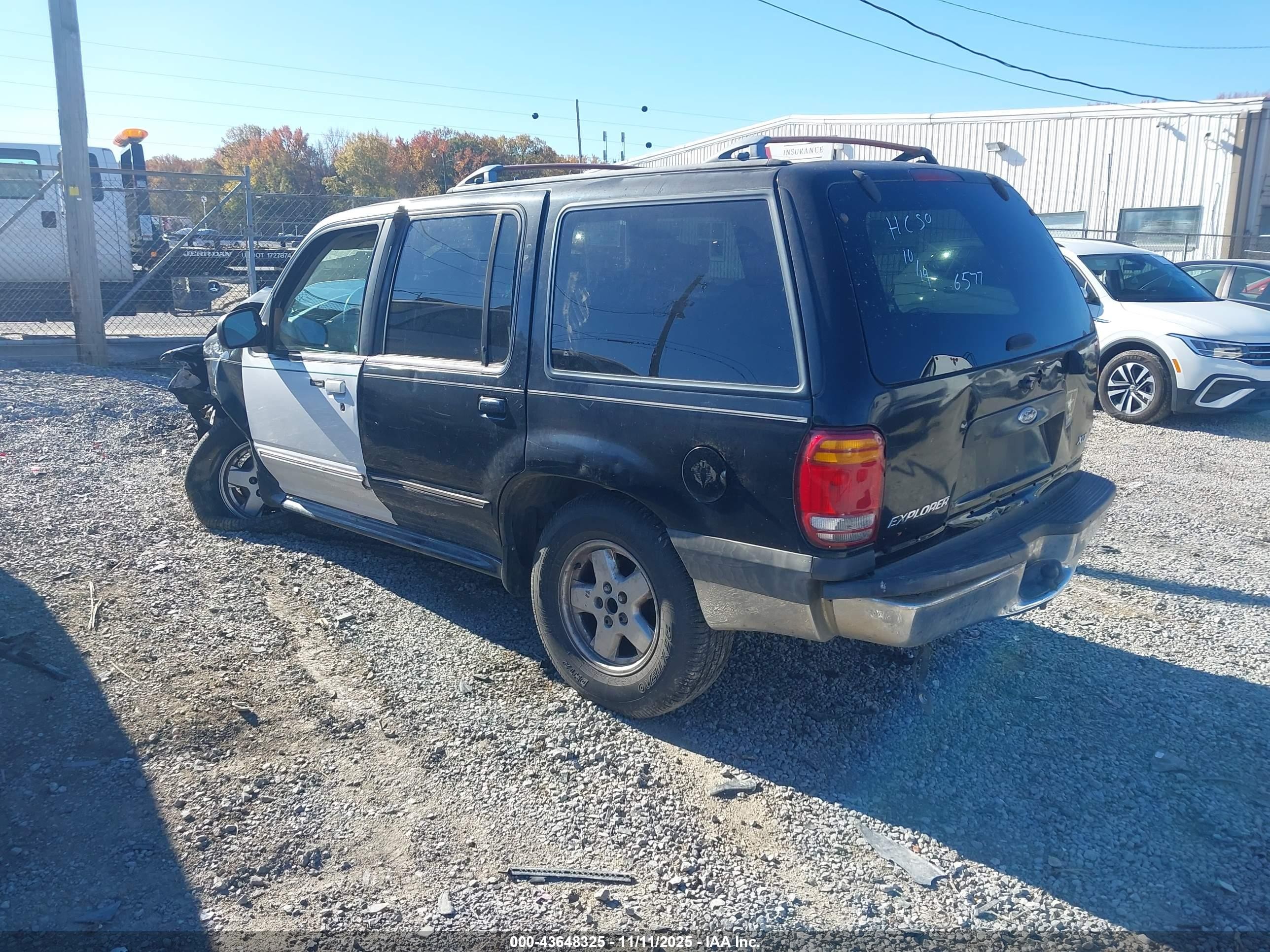 1999 Ford Explorer Xl/xlt Black vin: 1FMZU34X5XUC07728