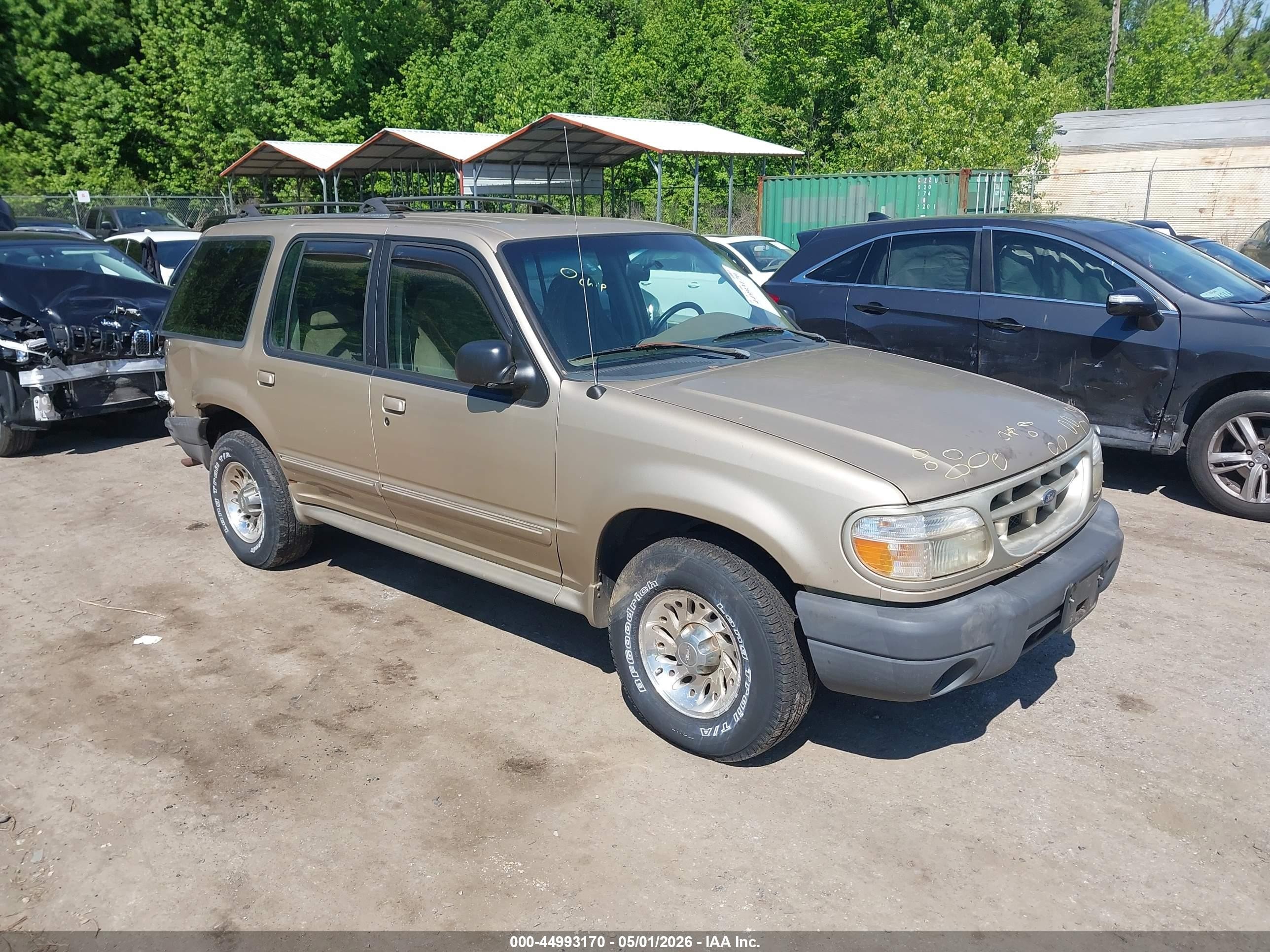 1999 Ford Explorer Xl/xlt Gold vin: 1FMZU34X7XUB65353