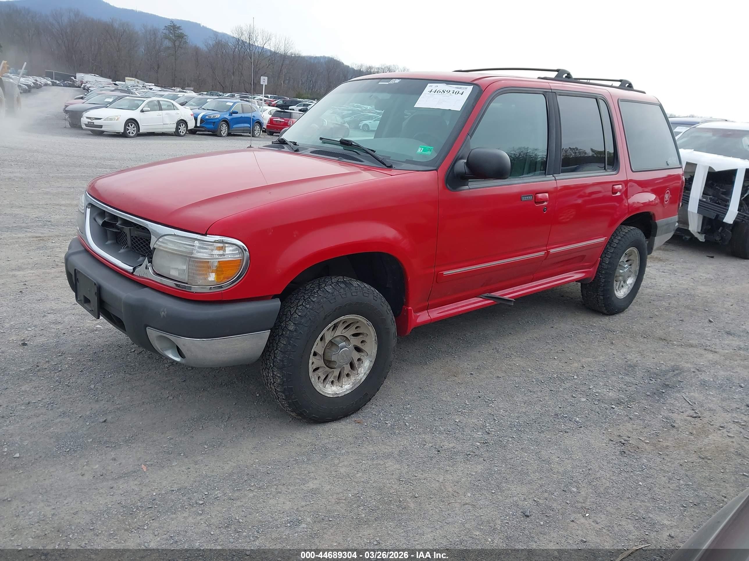 1999 Ford Explorer Xl/xlt Red vin: 1FMZU34X9XZB05755