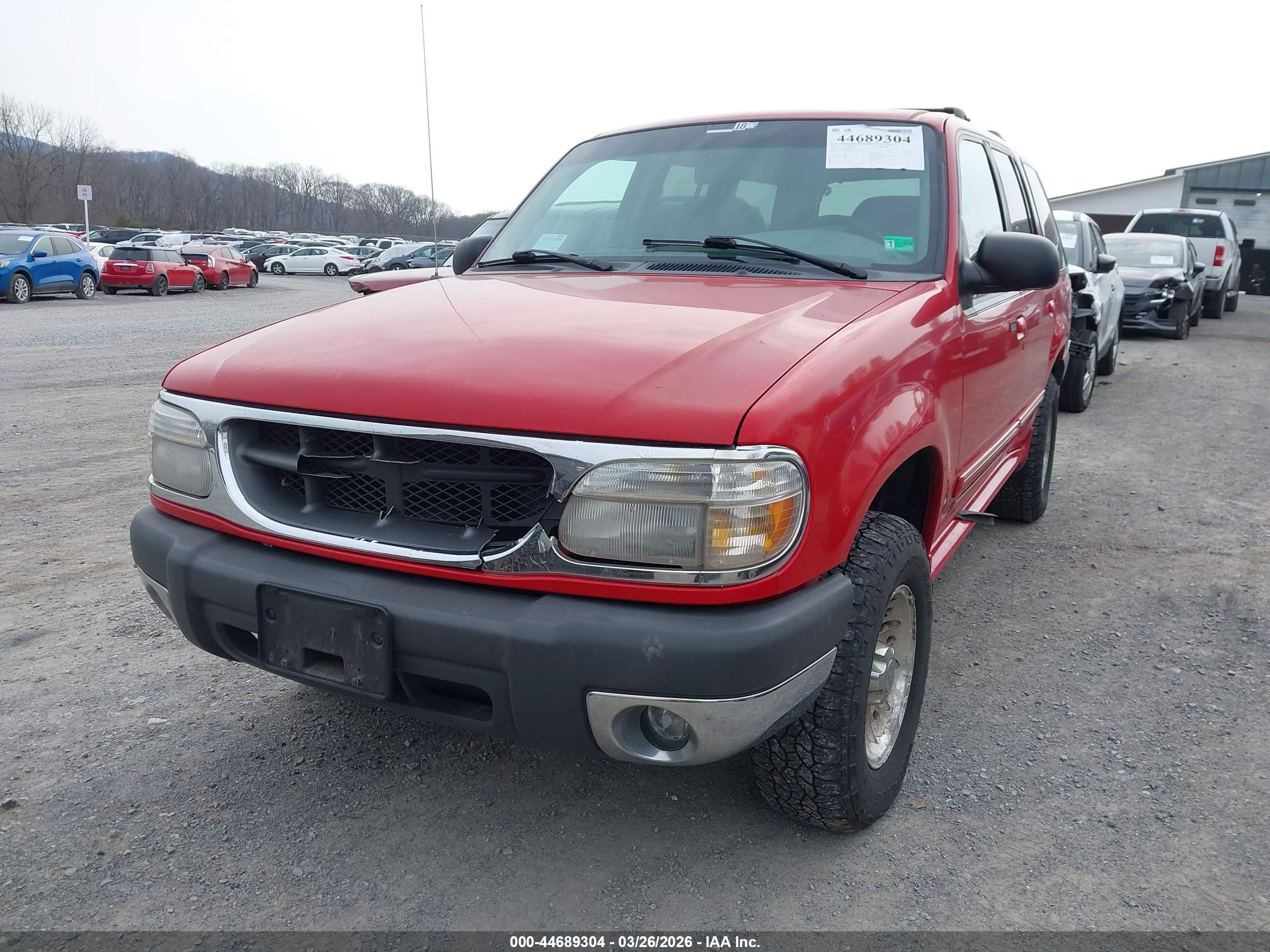 1999 Ford Explorer Xl/xlt Red vin: 1FMZU34X9XZB05755