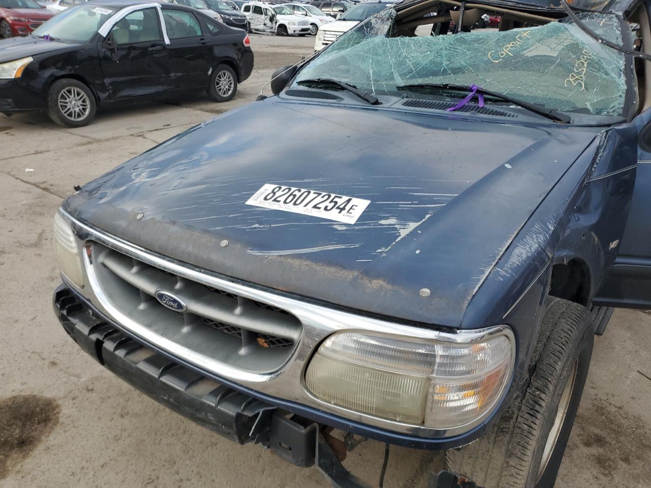 1999 Ford Explorer Blue vin: 1FMZU35P0XZB77099