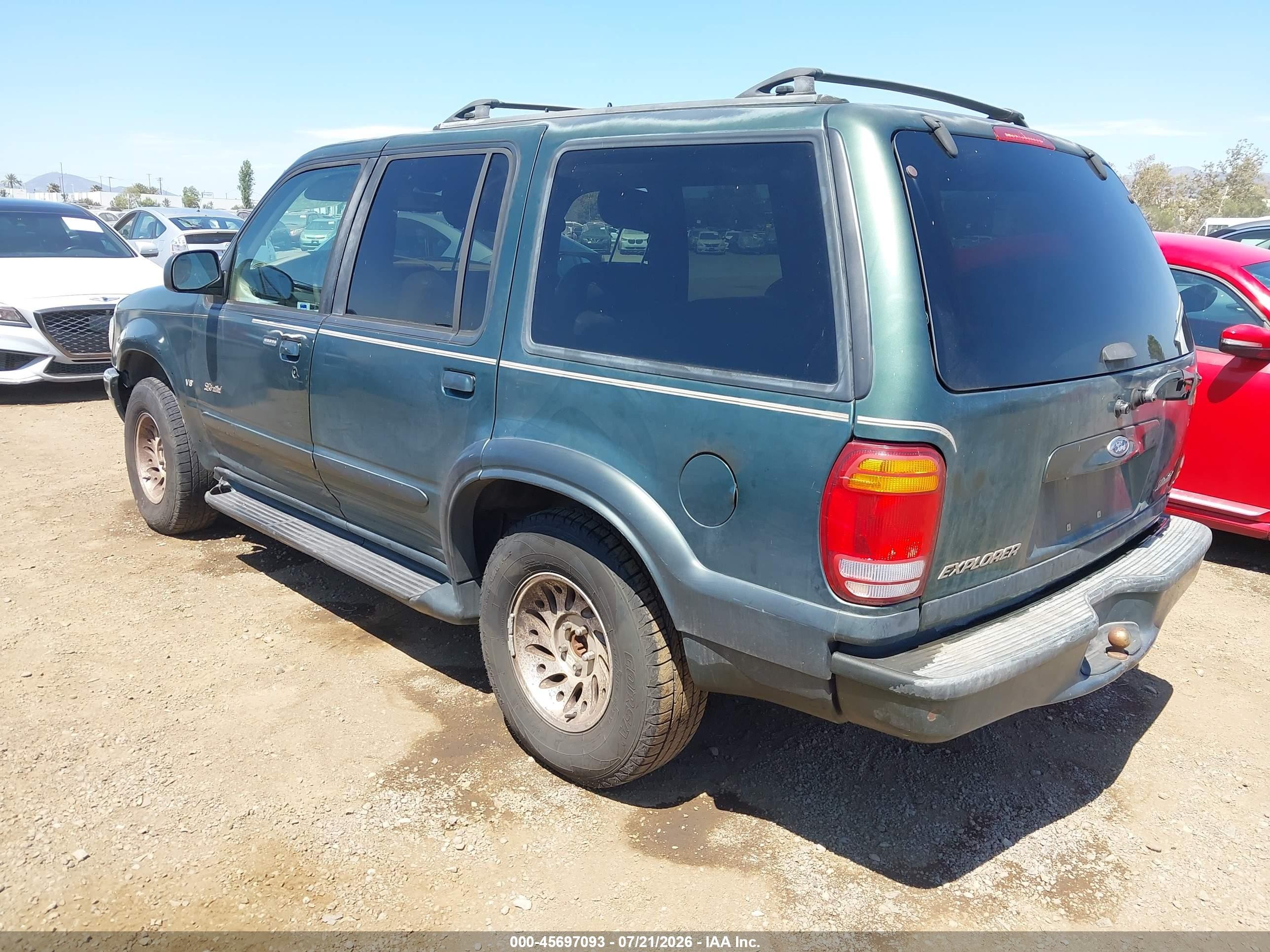 1999 Ford Explorer Eddie Bauer/limited/xlt Green vin: 1FMZU35P1XZA92630