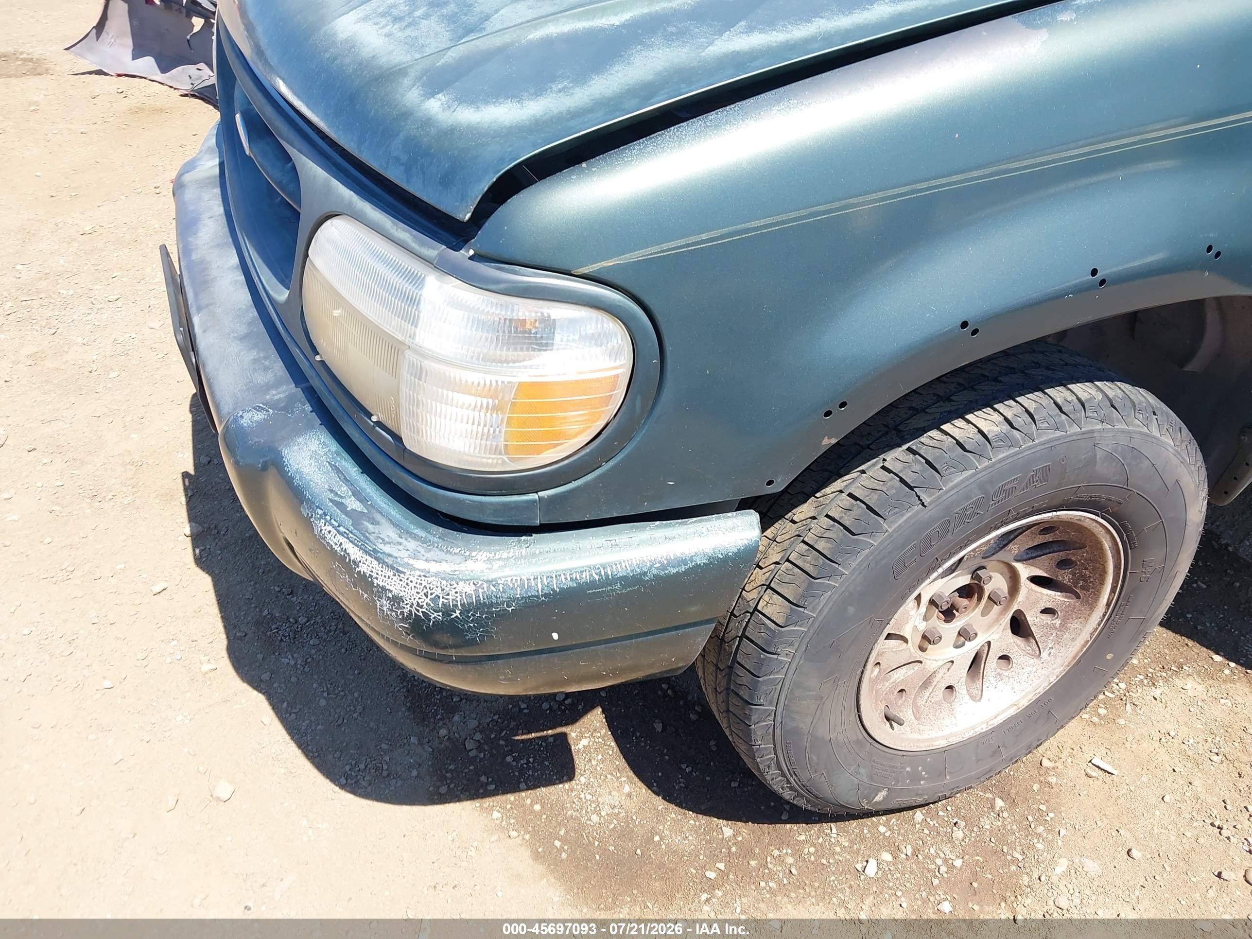 1999 Ford Explorer Eddie Bauer/limited/xlt Green vin: 1FMZU35P1XZA92630