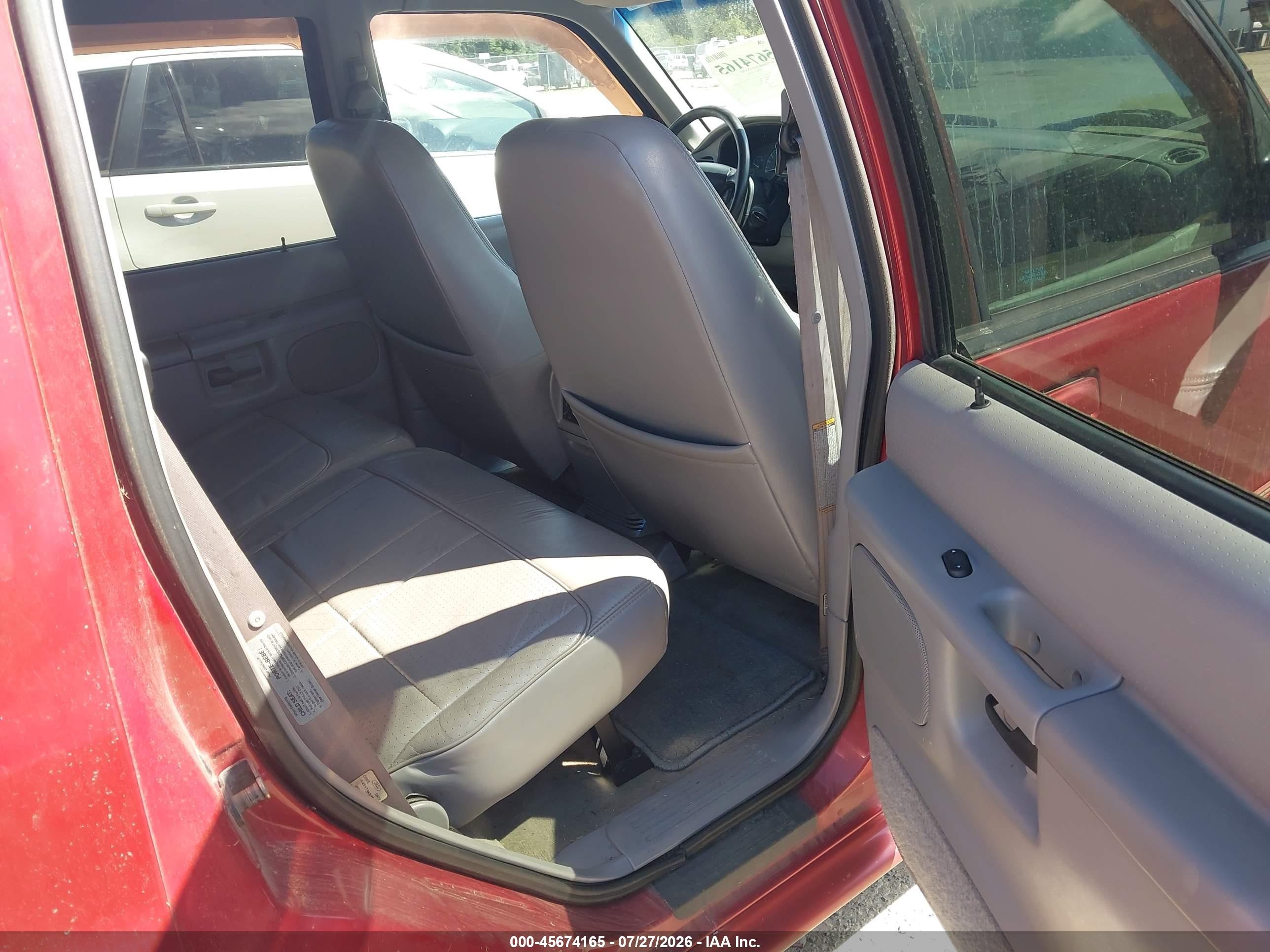 1998 Ford Explorer Eddie Bauer/limited/xlt Red vin: 1FMZU35P3WUA34501