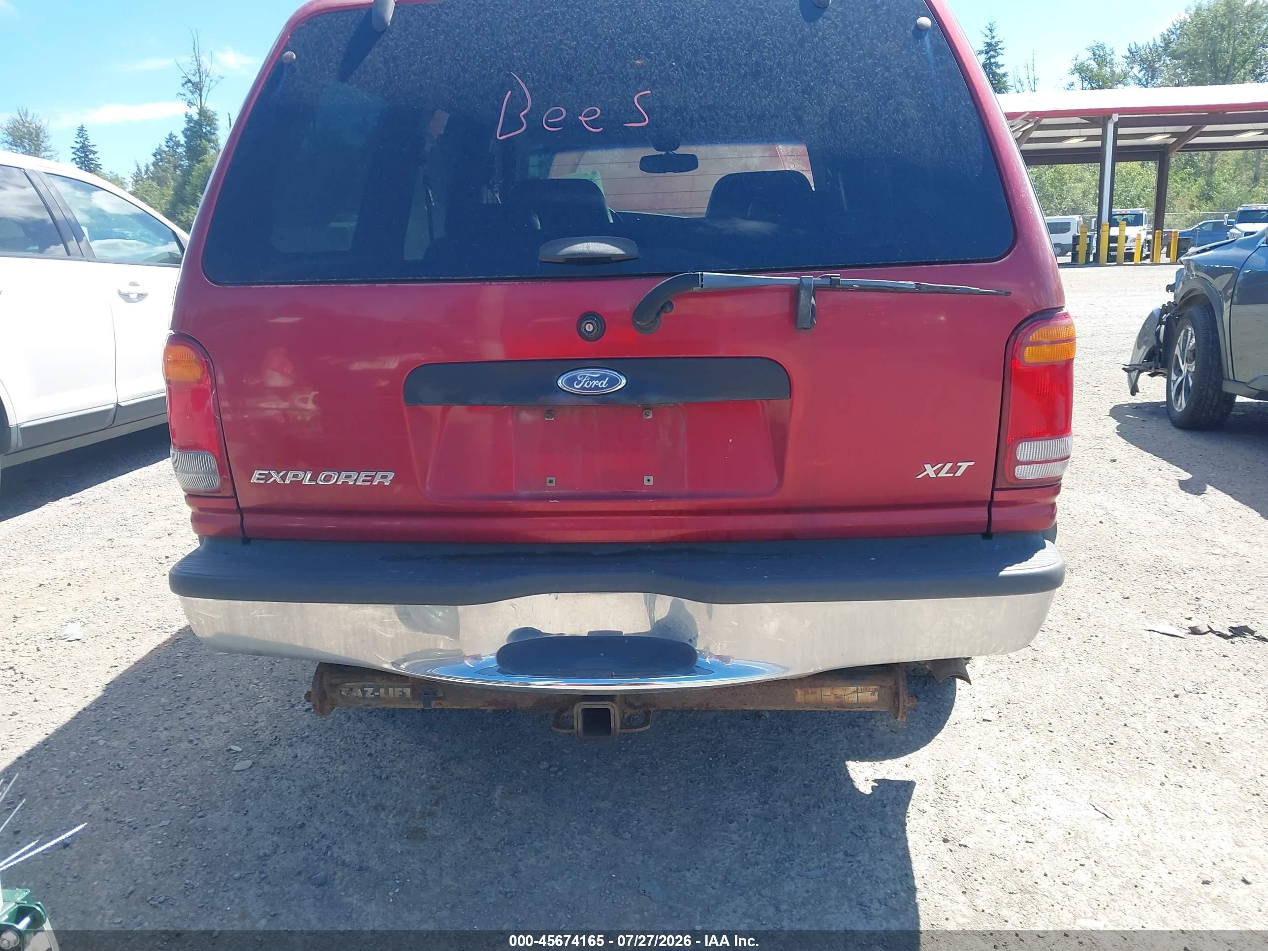 1998 Ford Explorer Eddie Bauer/limited/xlt Red vin: 1FMZU35P3WUA34501
