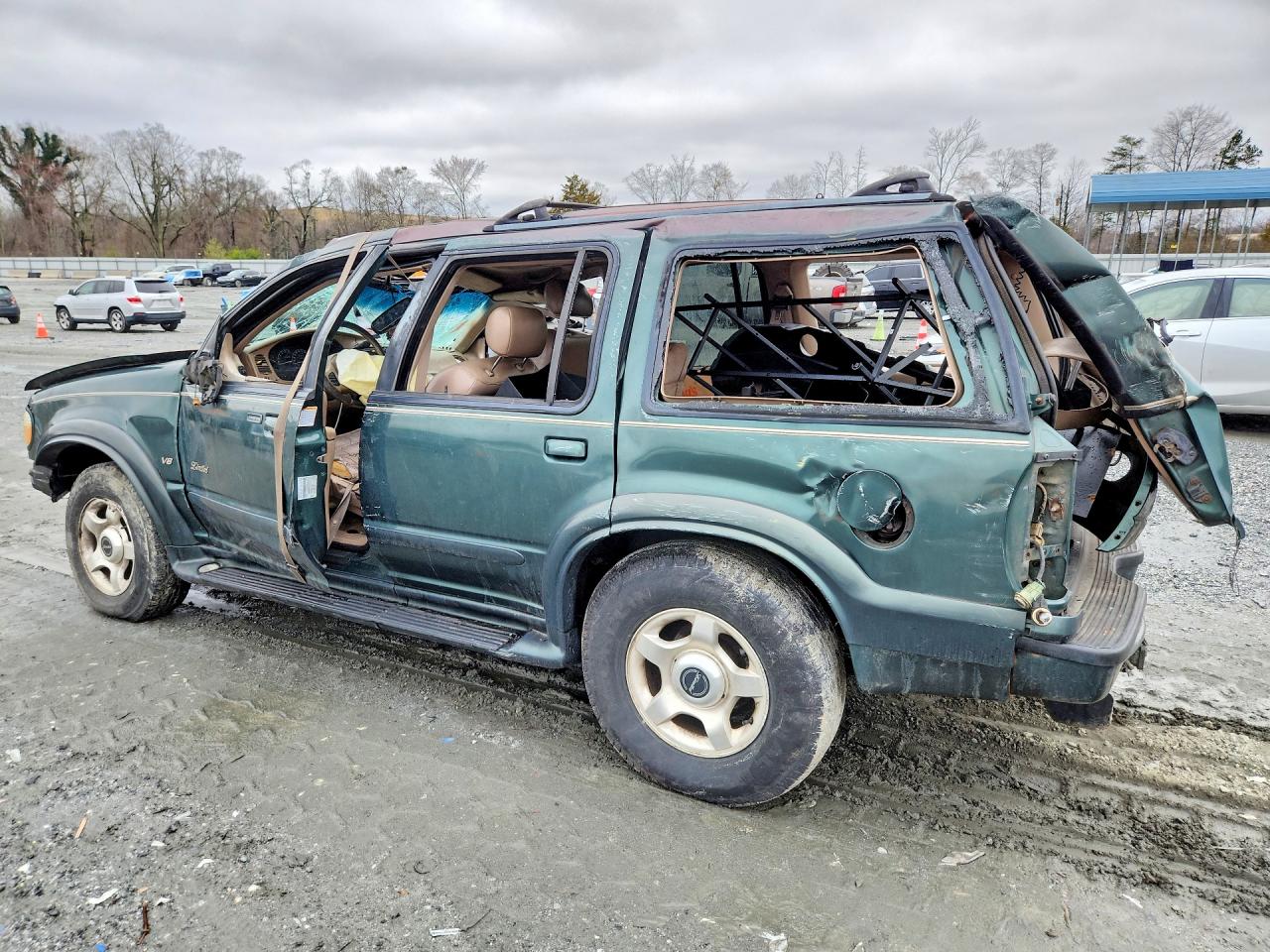 1999 Ford Explorer Green vin: 1FMZU35P4XZB35972