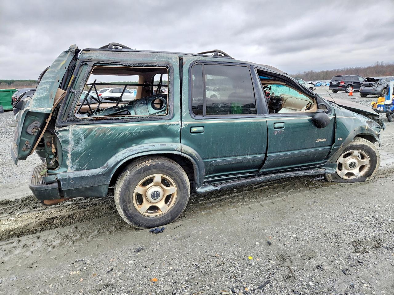 1999 Ford Explorer Green vin: 1FMZU35P4XZB35972