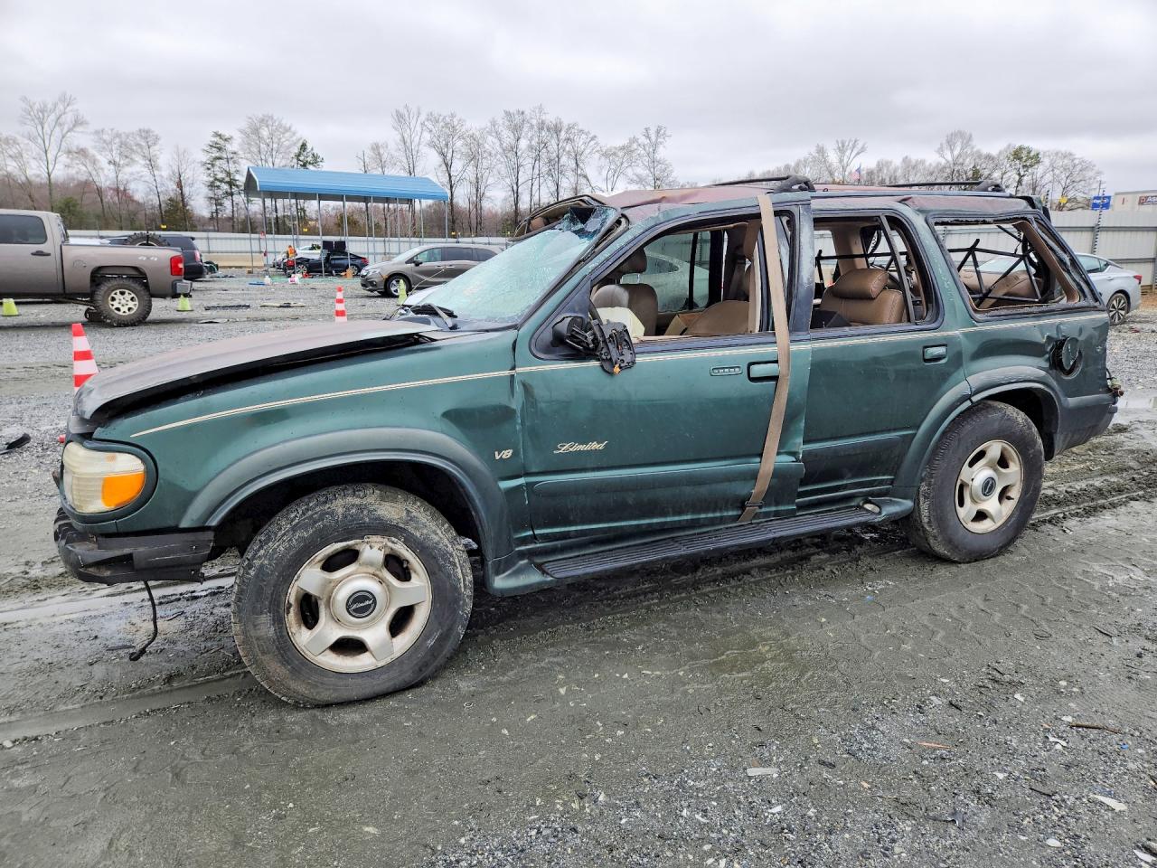 1999 Ford Explorer Green vin: 1FMZU35P4XZB35972