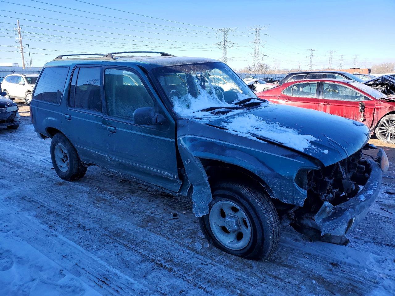 1998 Ford Explorer Green vin: 1FMZU35PXWUA15928