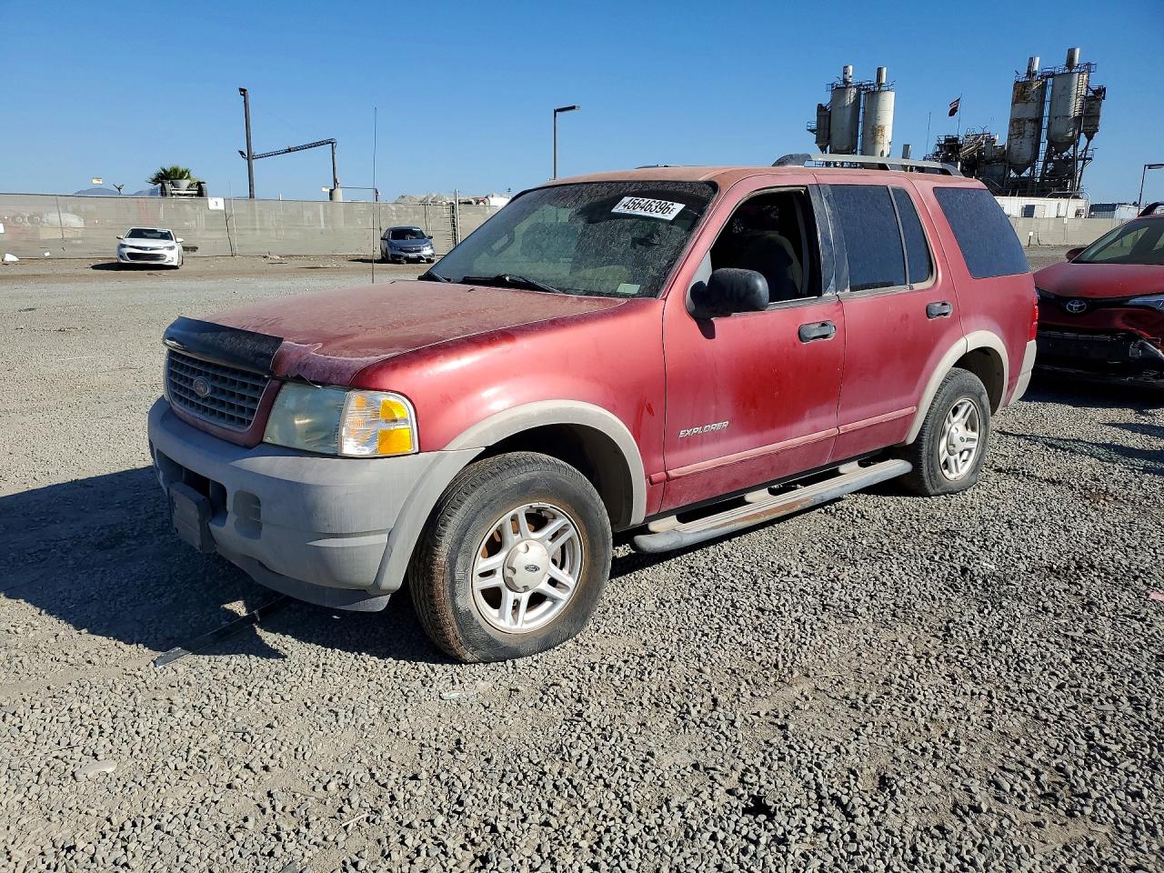 2002 Ford Explorer Xls Burgundy vin: 1FMZU62E42ZB70590