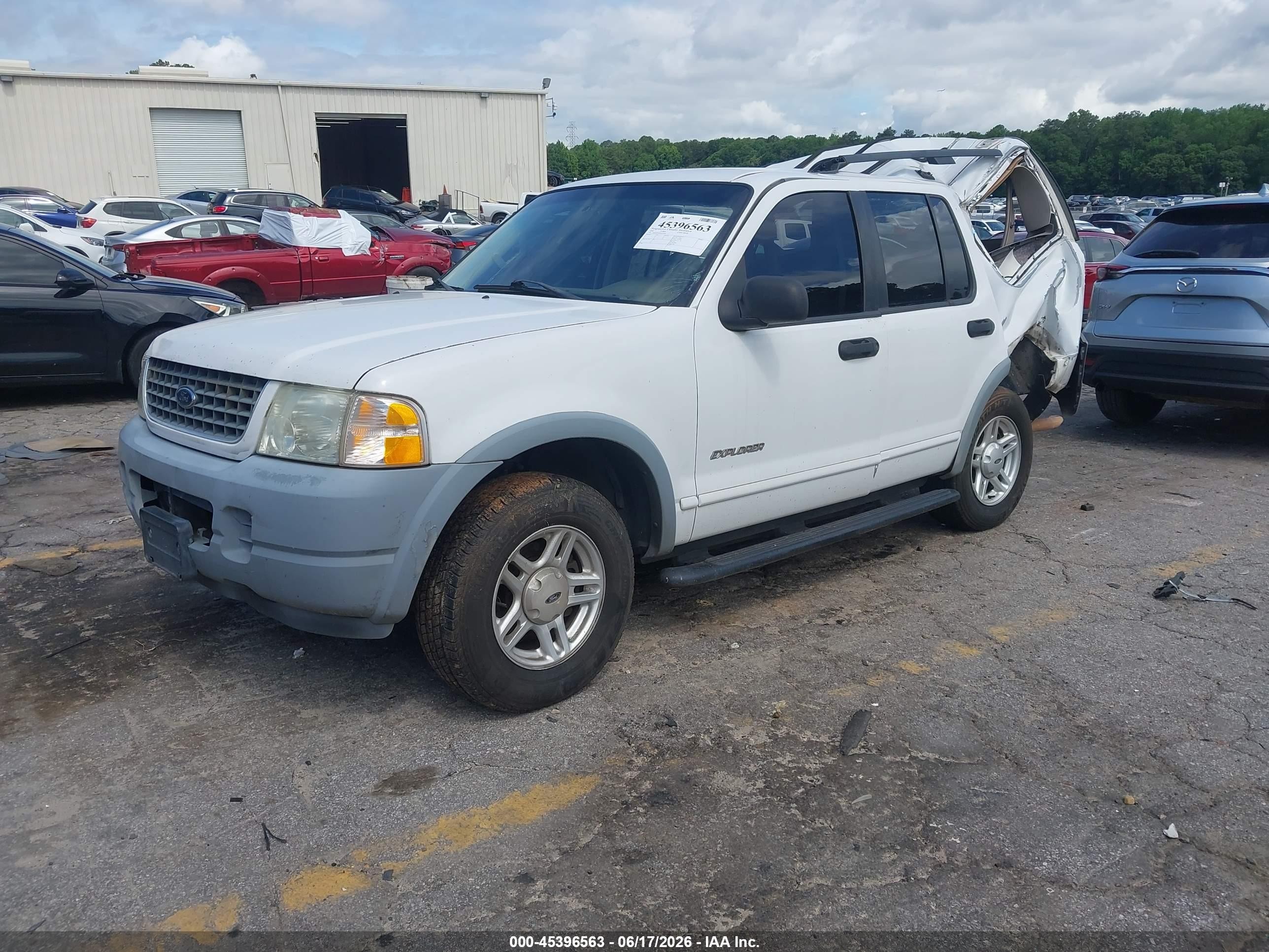 2002 Ford Explorer Xls White vin: 1FMZU62E62ZB79694