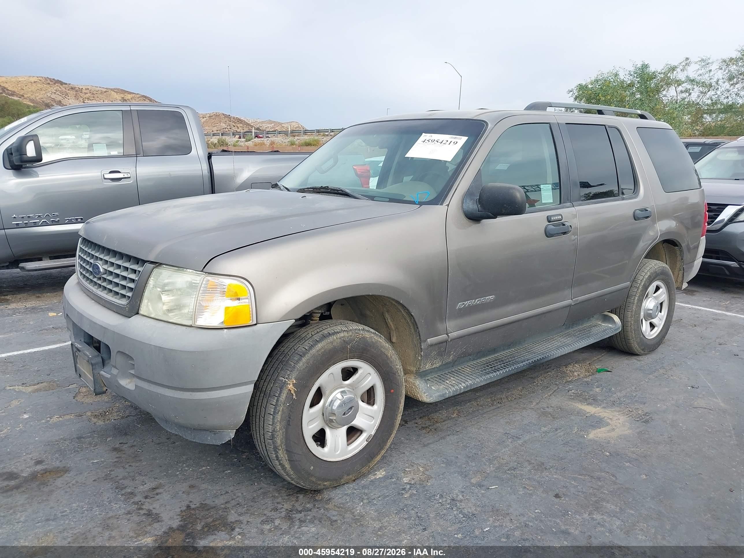 2002 Ford Explorer Xls Brown vin: 1FMZU62E82ZB51394